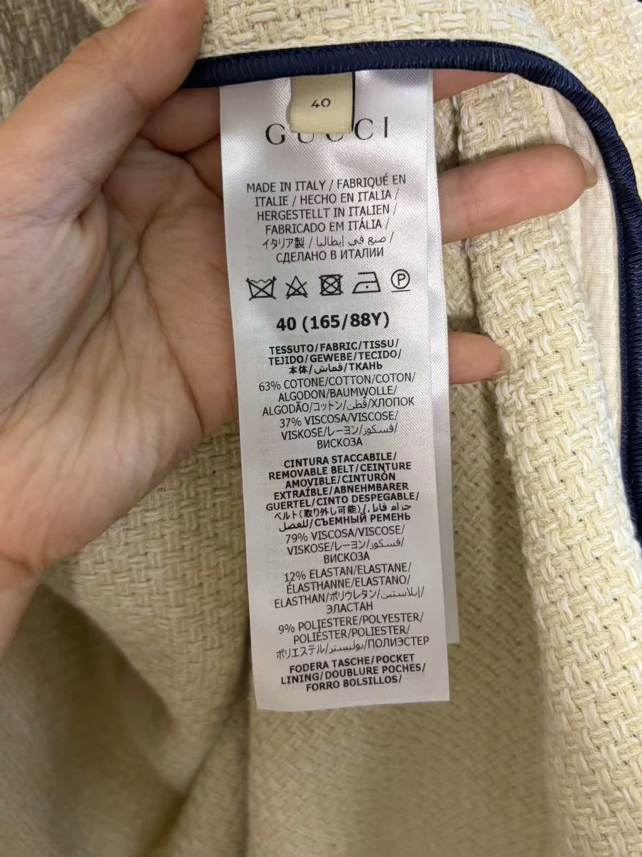 Gucci Gucci Knit White Jacket XL Women Size XL / US 12-14 / IT 48-50 - 4 Thumbnail