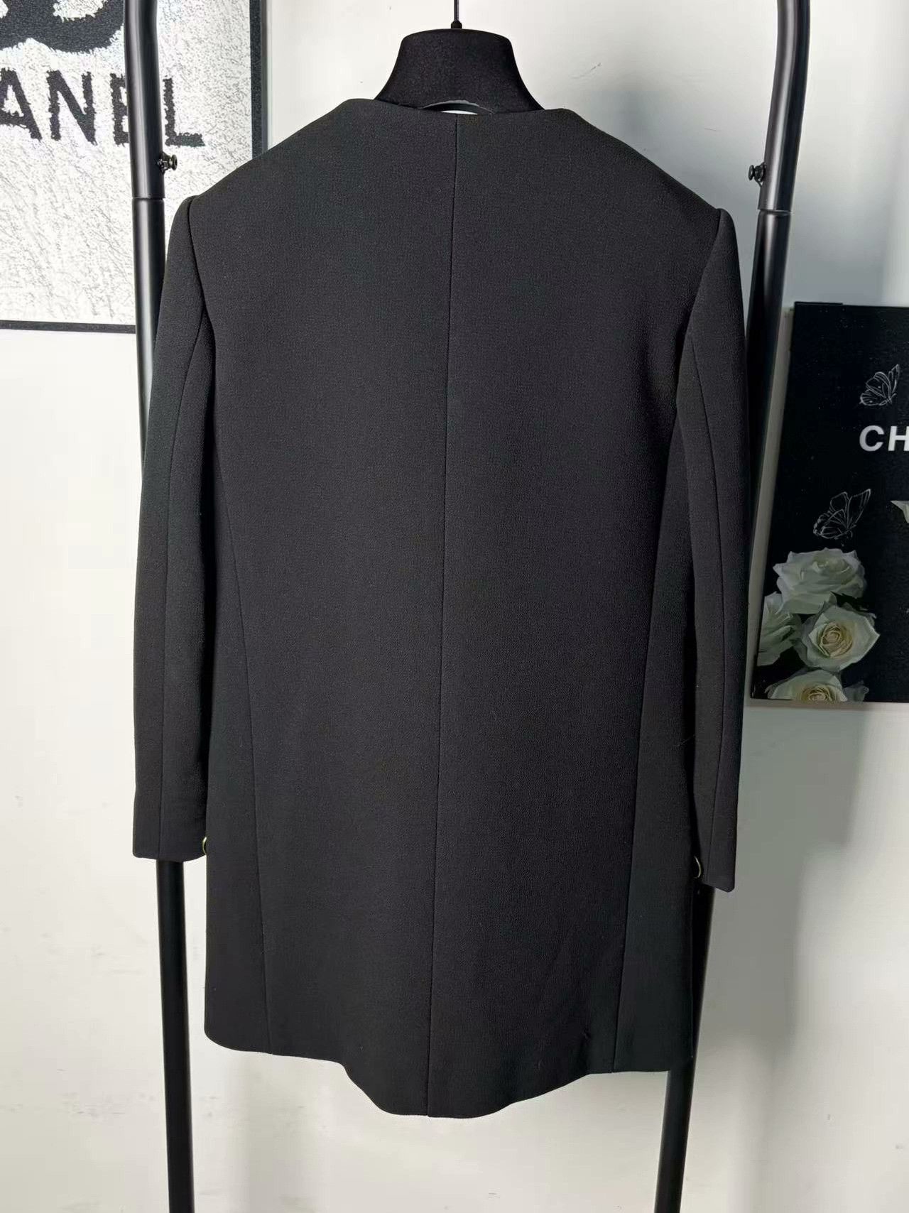 Celine Celine White Jacket L Women Size L / US 10 / IT 46 - 2 Thumbnail