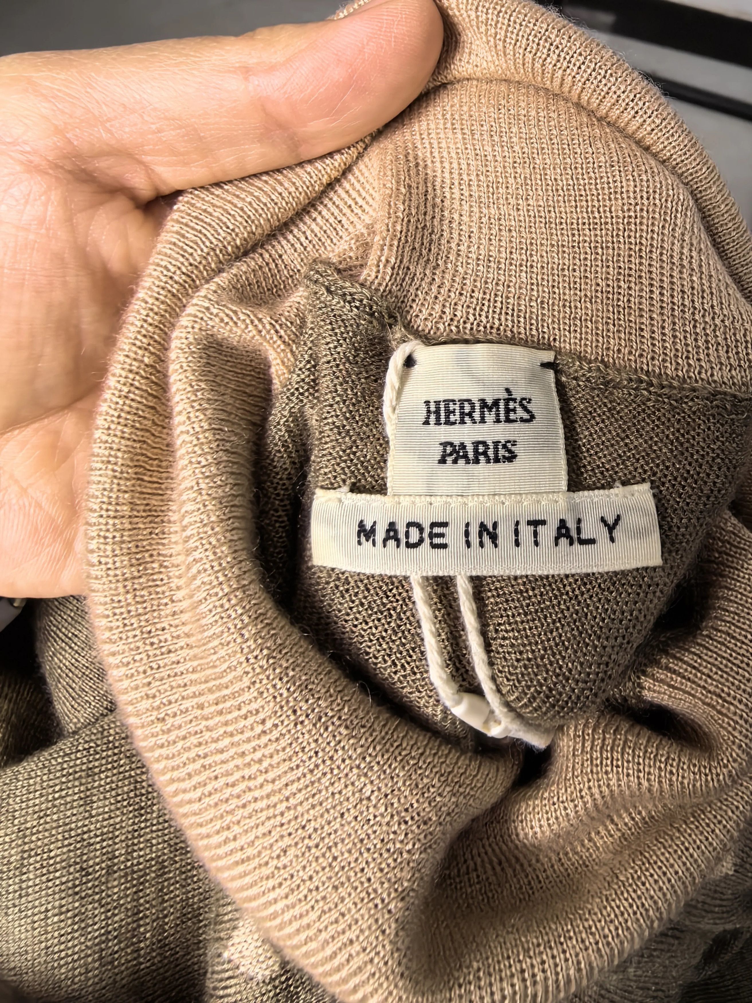Hermes Hermes White Sweater m Men Size US M / EU 48-50 / 2 - 3 Thumbnail
