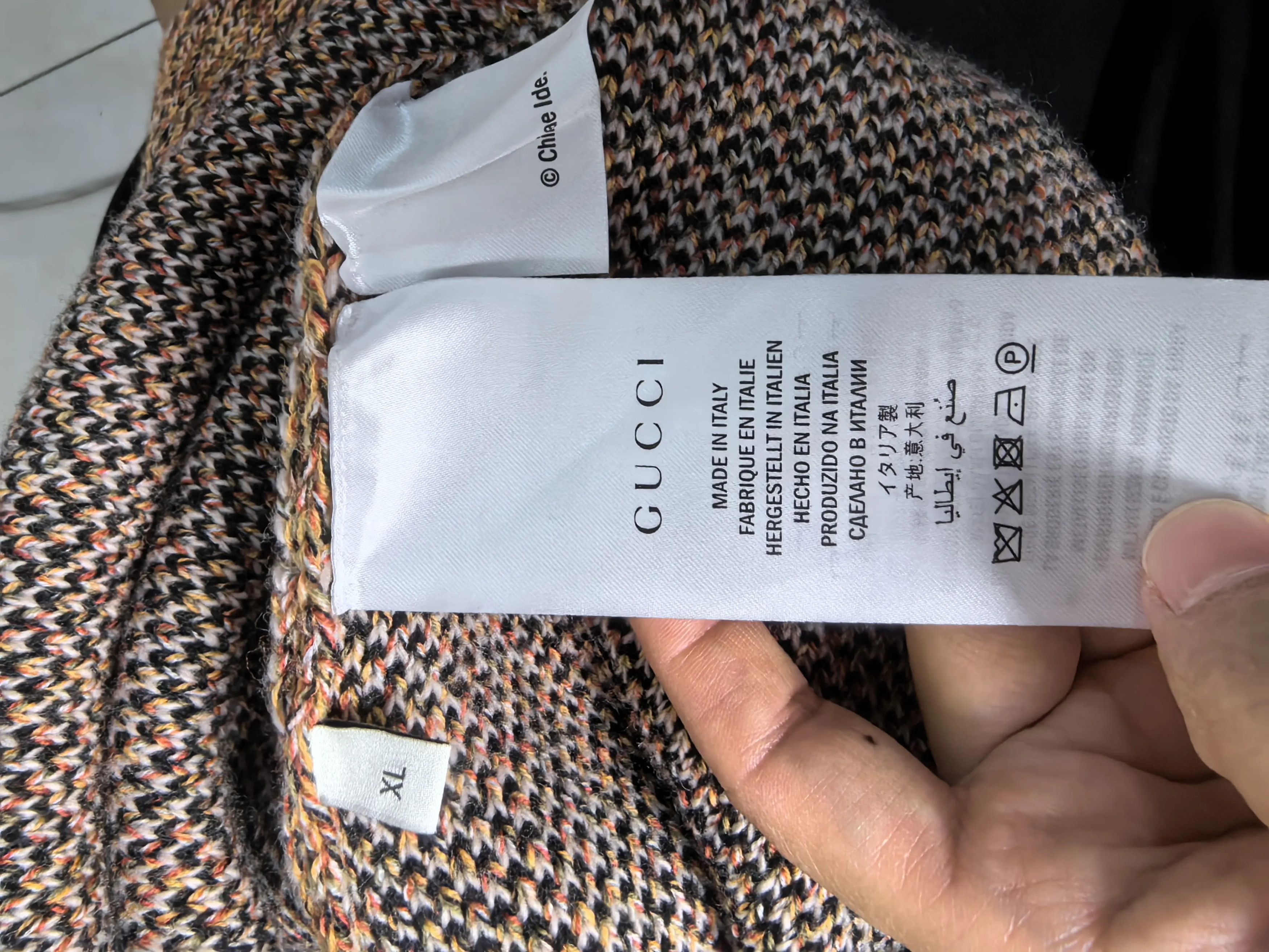 Gucci Gucci Knit White Sweater l Men Size US L / EU 52-54 / 3 - 4 Thumbnail
