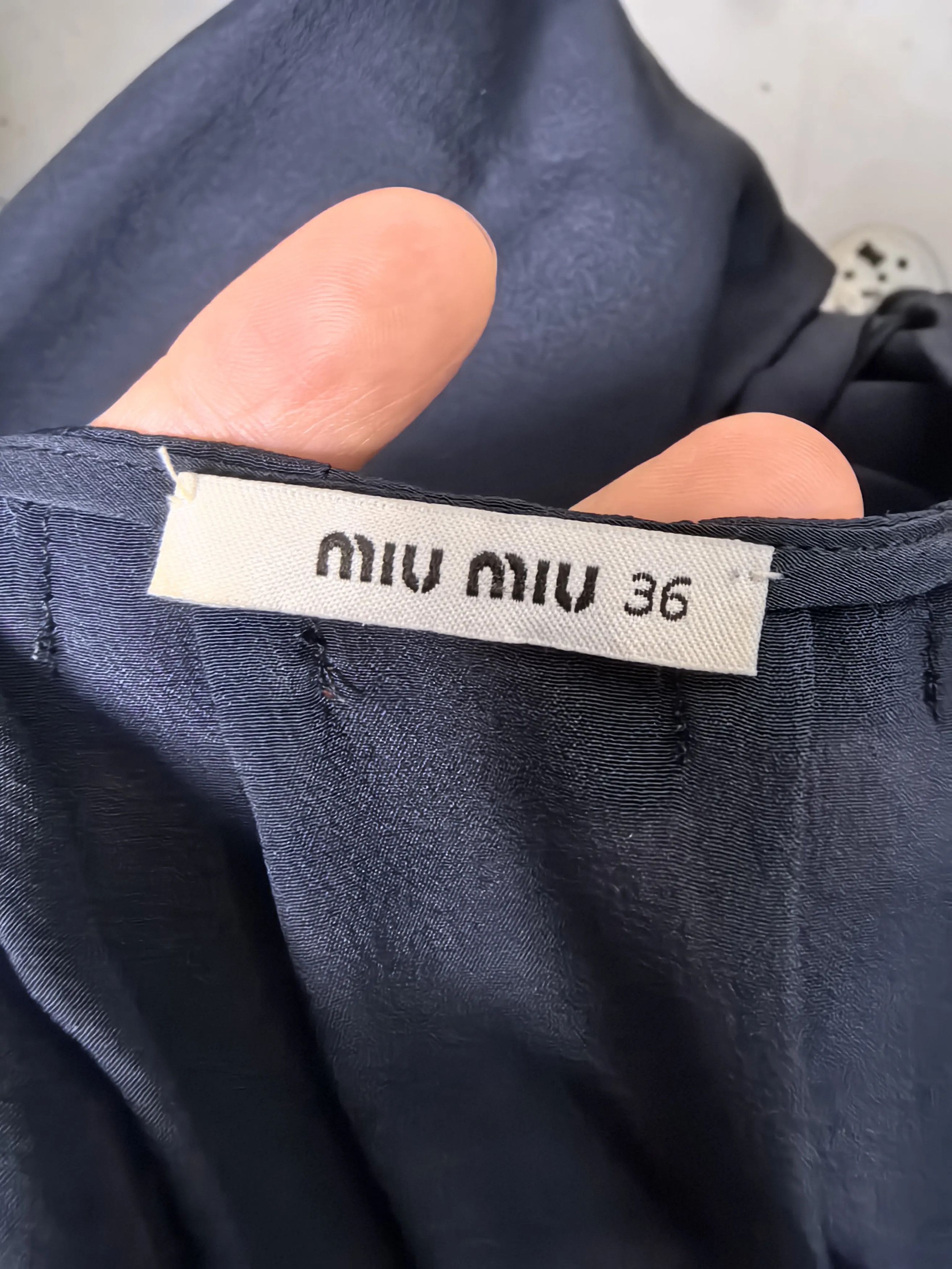 Miu Miu Miu Miu White T-Shirt M Women Size M / US 6-8 / IT 42-44 - 3 Thumbnail