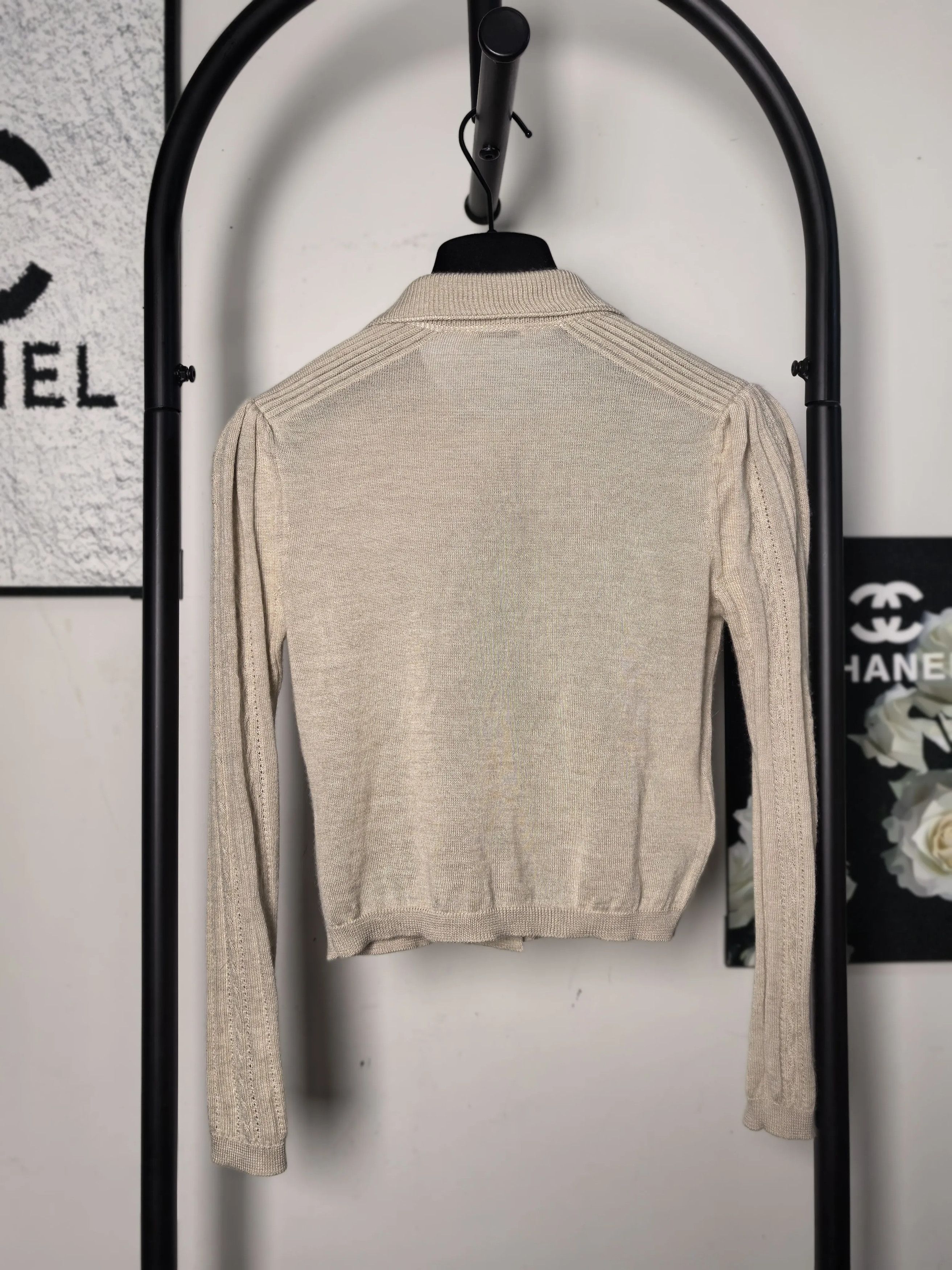 Miu Miu Miu Miu White Sweater M Women Size M / US 6-8 / IT 42-44 - 2 Thumbnail