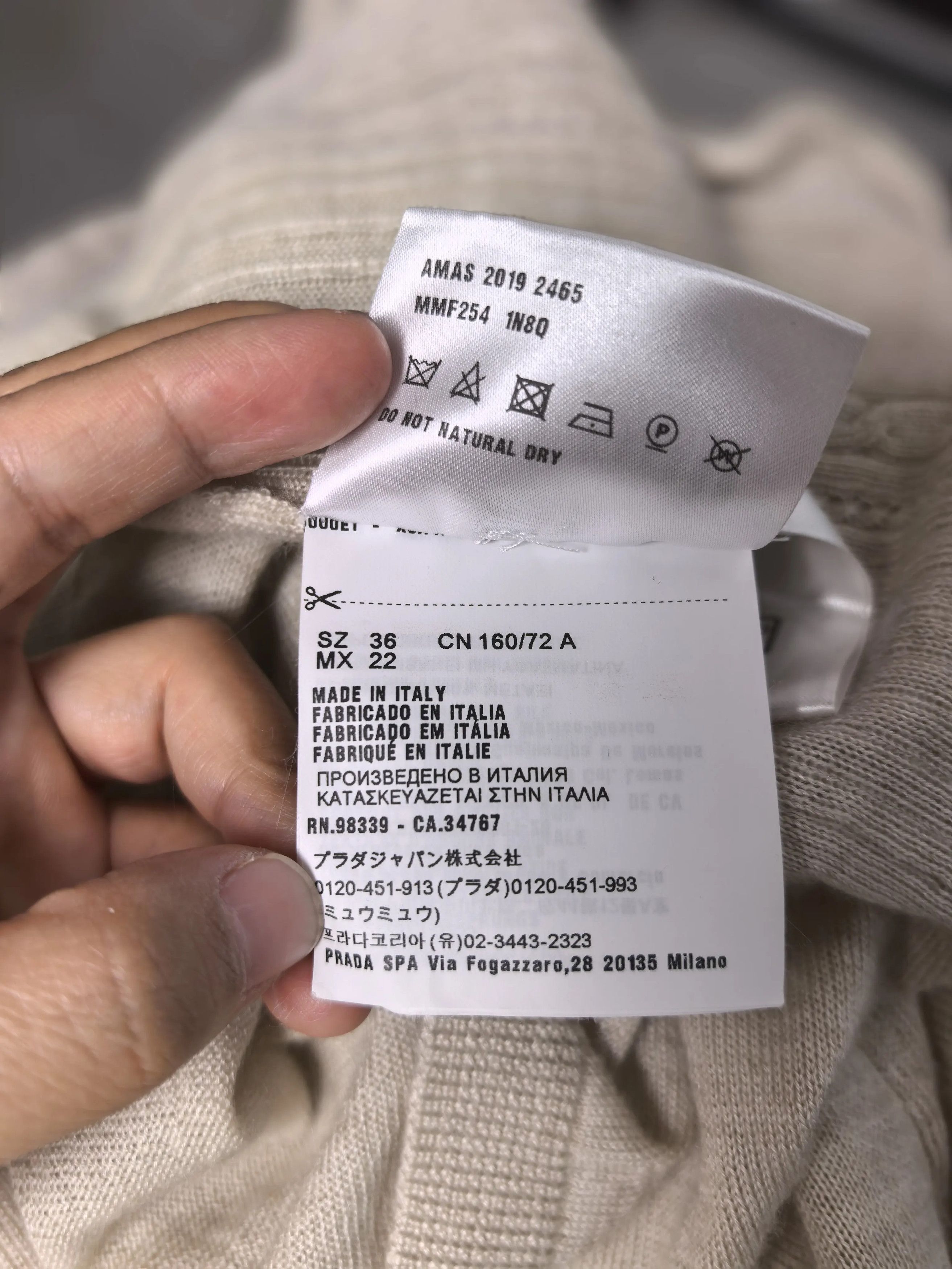 Miu Miu Miu Miu White Sweater M Women Size M / US 6-8 / IT 42-44 - 5 Thumbnail