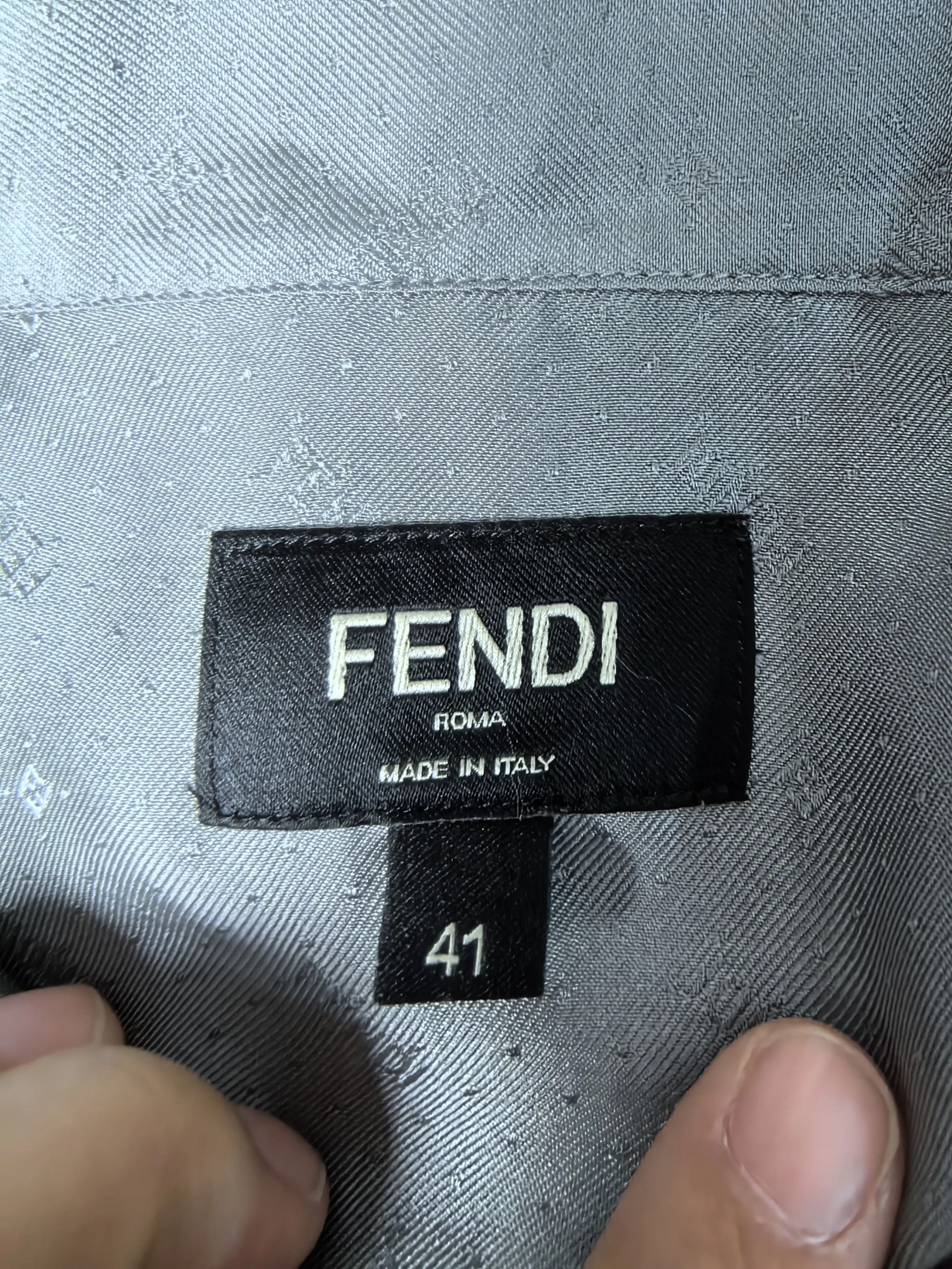Fendi Fendi White Shirt m Men Size US M / EU 48-50 / 2 - 4 Thumbnail