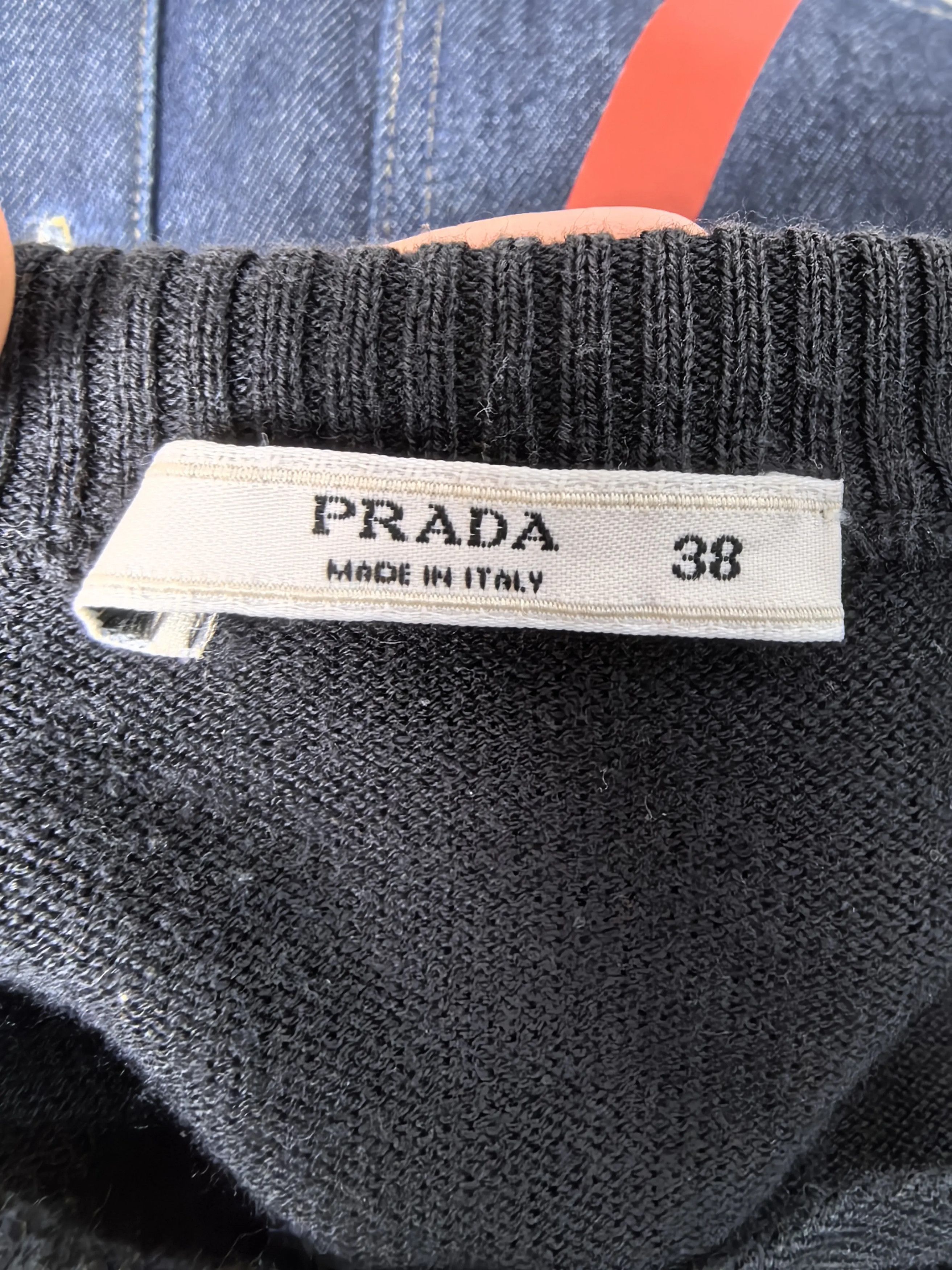 Prada Prada Knit White Sweater l Men Size US L / EU 52-54 / 3 - 3 Thumbnail