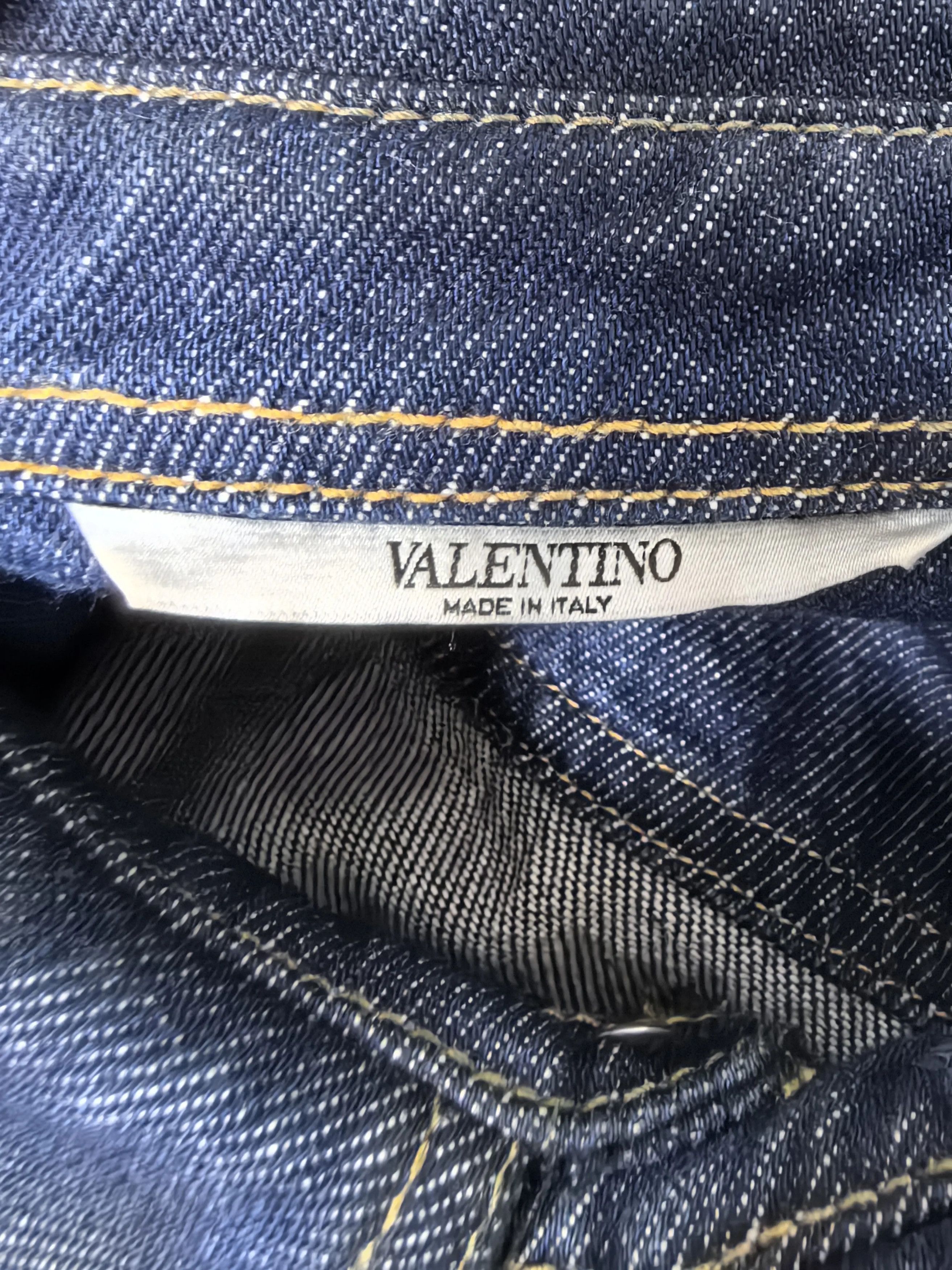 Valentino Valentino Denim White Light Jacket m Men Size US M / EU 48-50 / 2 - 3 Thumbnail