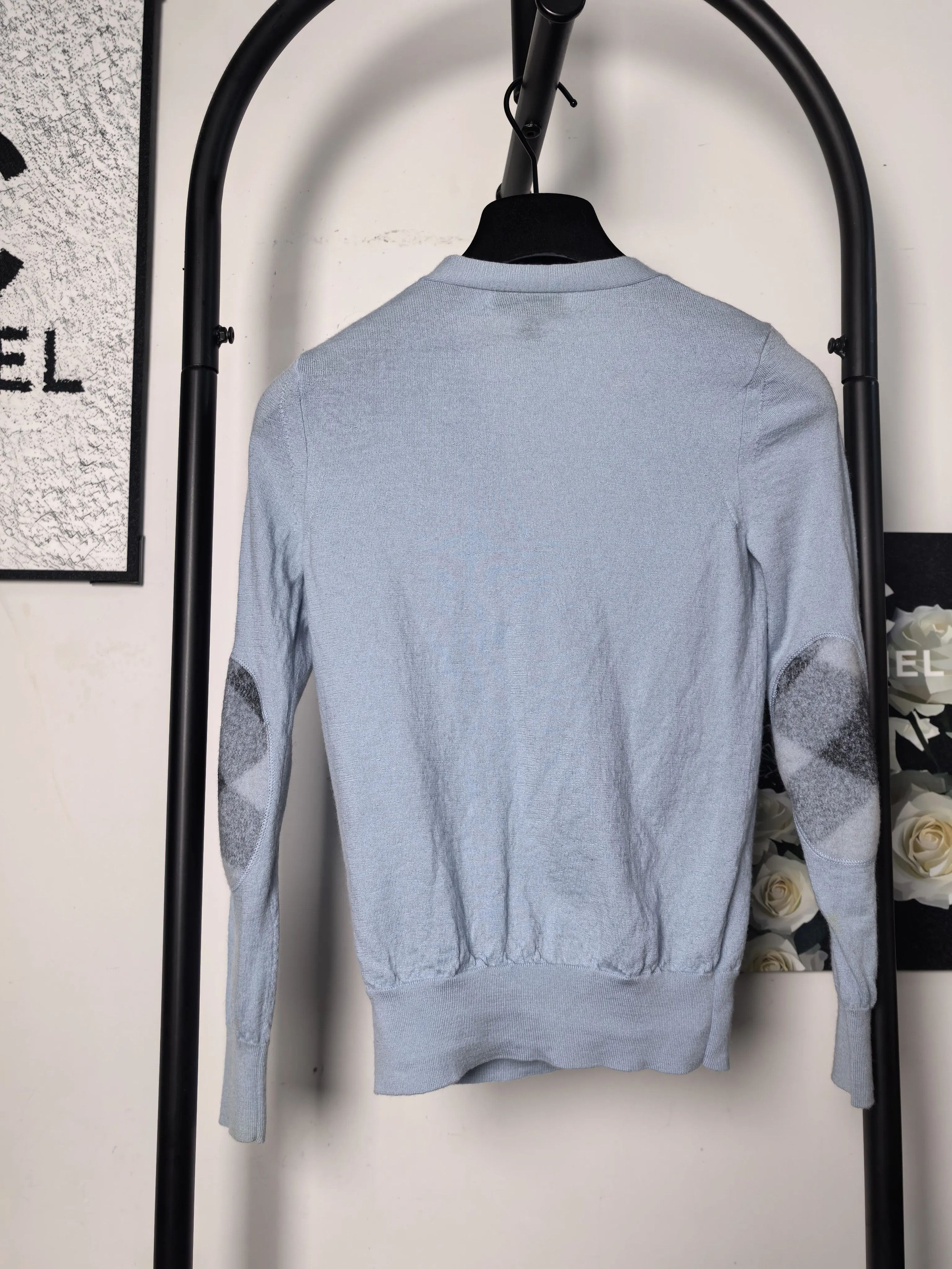 Burberry Burberry Wool White Sweater s Men Size US S / EU 44-46 / 1 - 2 Thumbnail