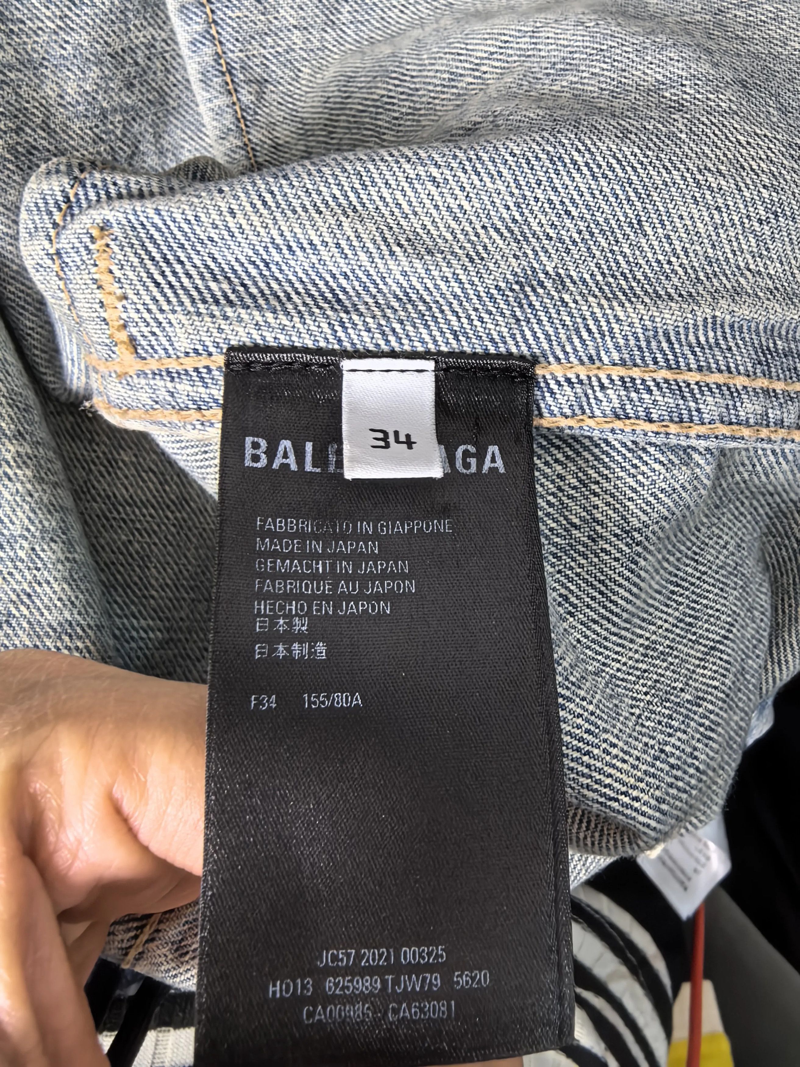 Balenciaga Balenciaga Retro Denim White Light Jacket m Men Size US M / EU 48-50 / 2 - 4 Thumbnail
