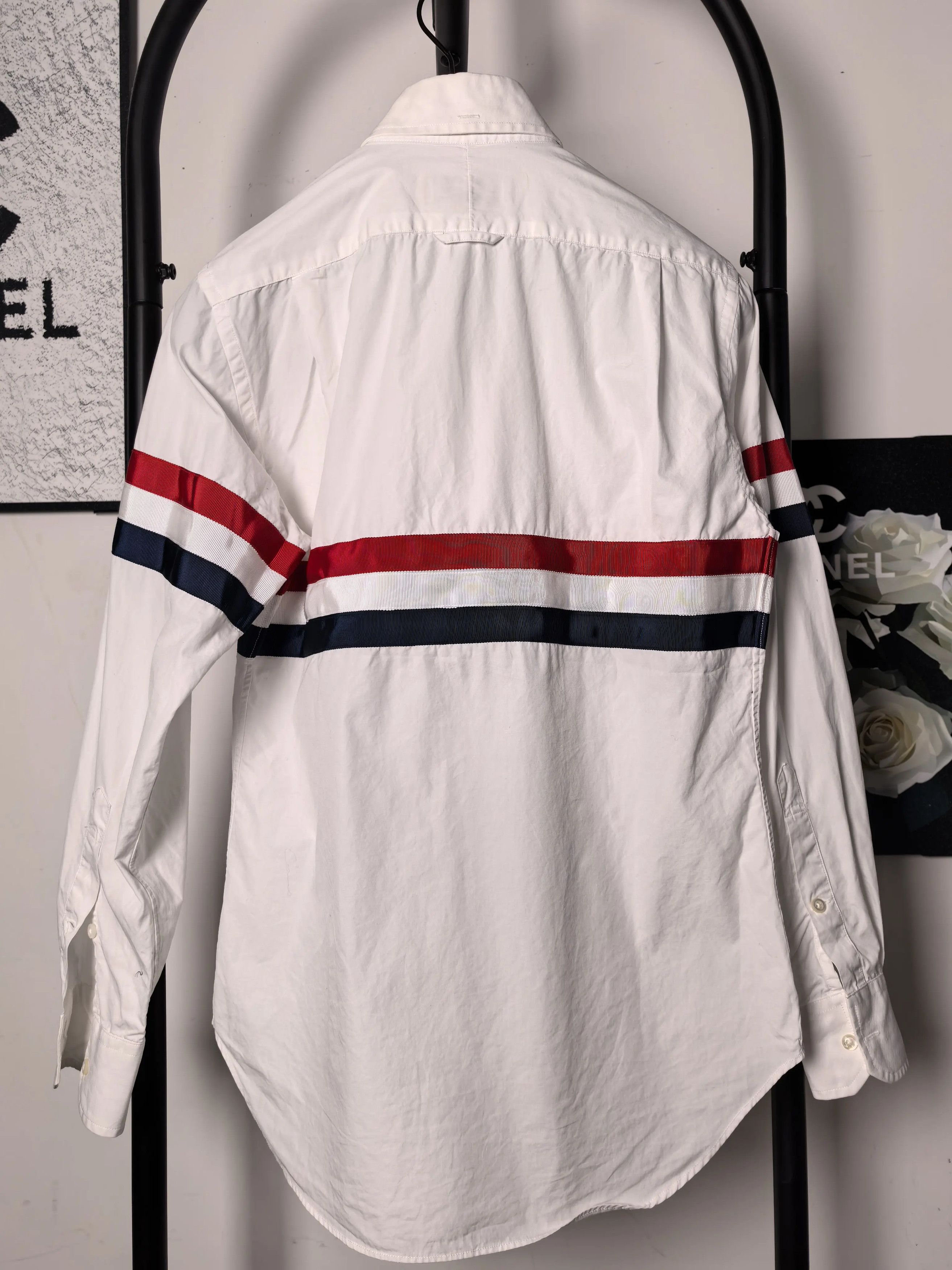 Thom Browne Thom Browne White Shirt m Men Size US M / EU 48-50 / 2 - 2 Thumbnail
