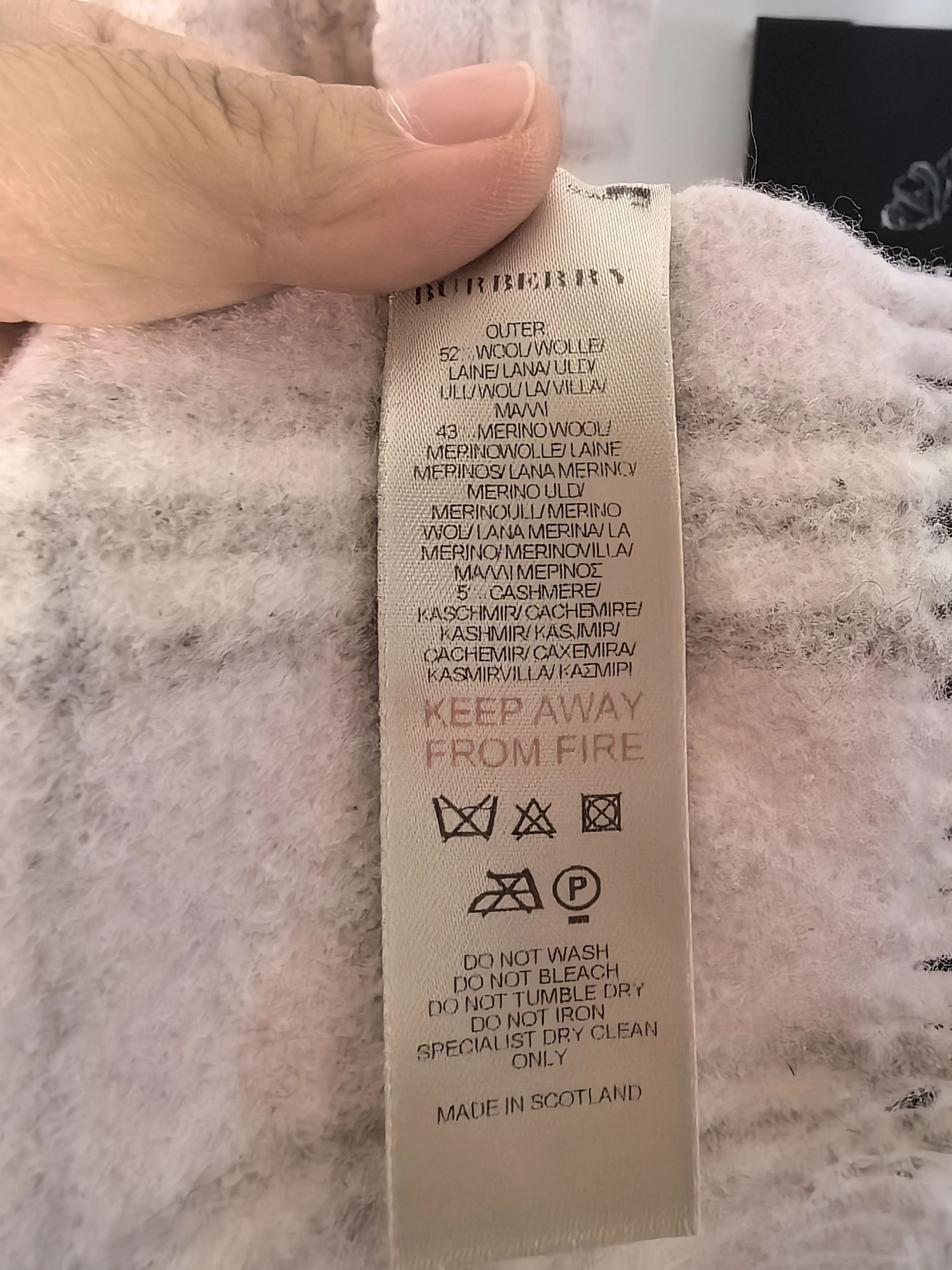 Louis Vuitton Louis Vuitton Wool White Scarf one size Men Size ONE SIZE - 3 Thumbnail