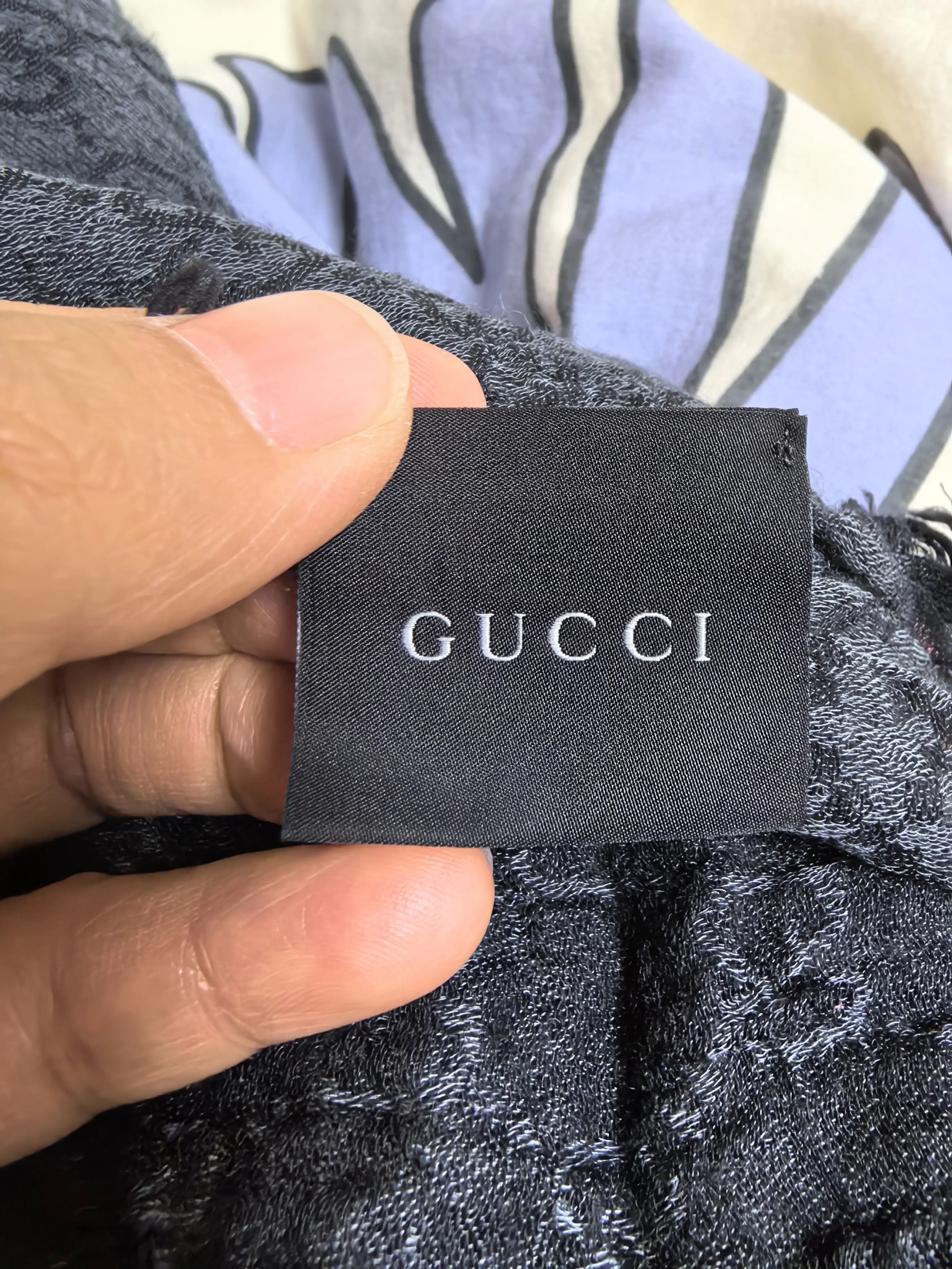 Gucci Gucci White Scarf one size Men Size ONE SIZE - 3 Thumbnail