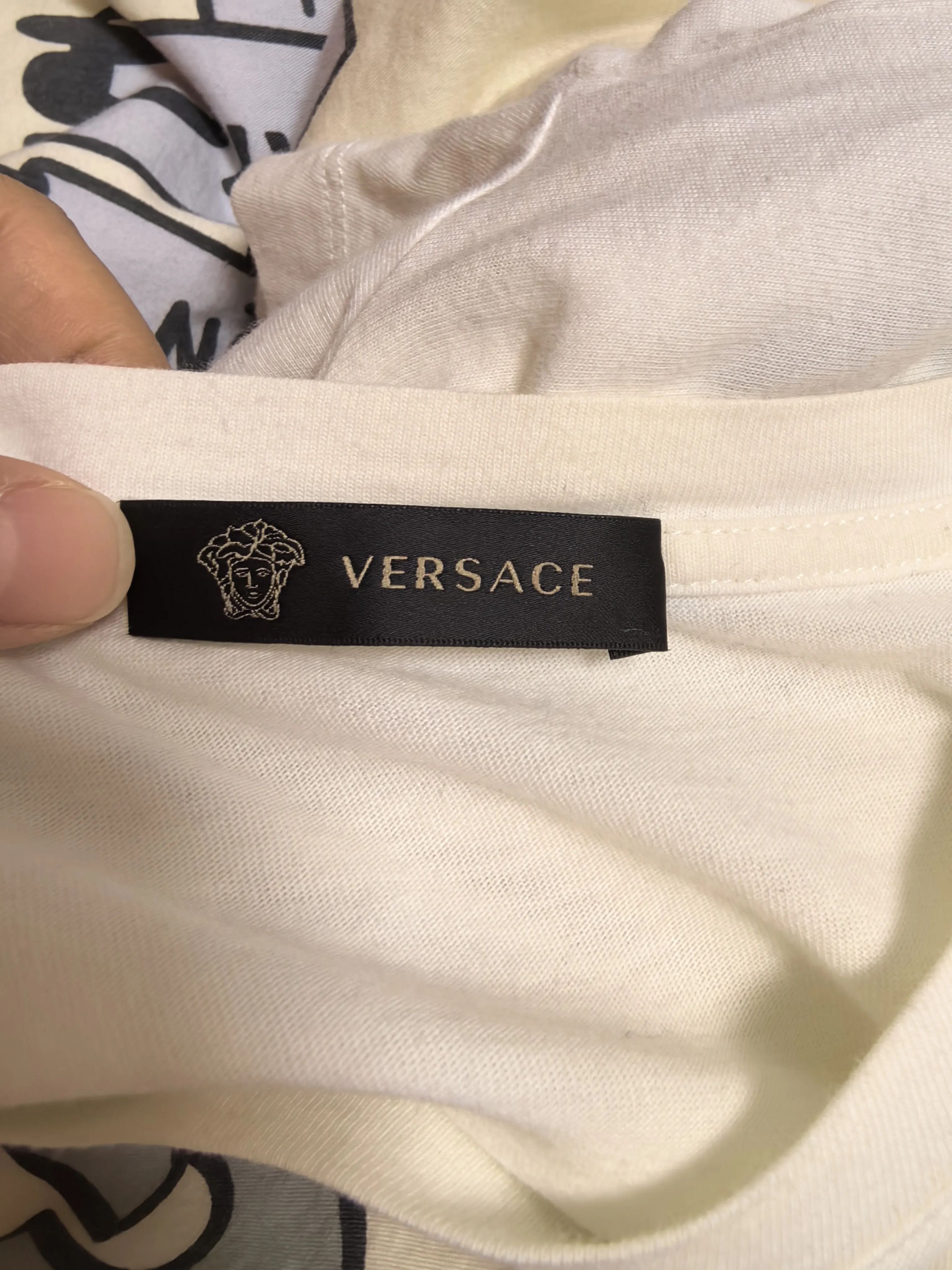 Versace Versace White T-Shirt m Men Size US M / EU 48-50 / 2 - 3 Thumbnail
