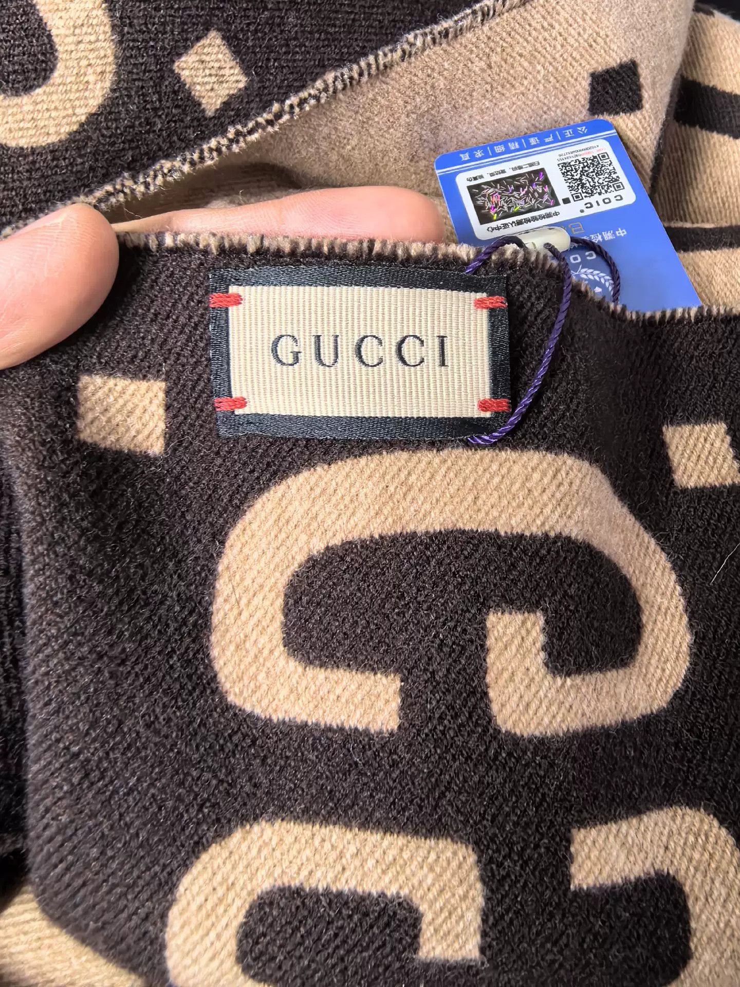 Gucci Gucci White Scarf one size Men Size ONE SIZE - 3 Thumbnail