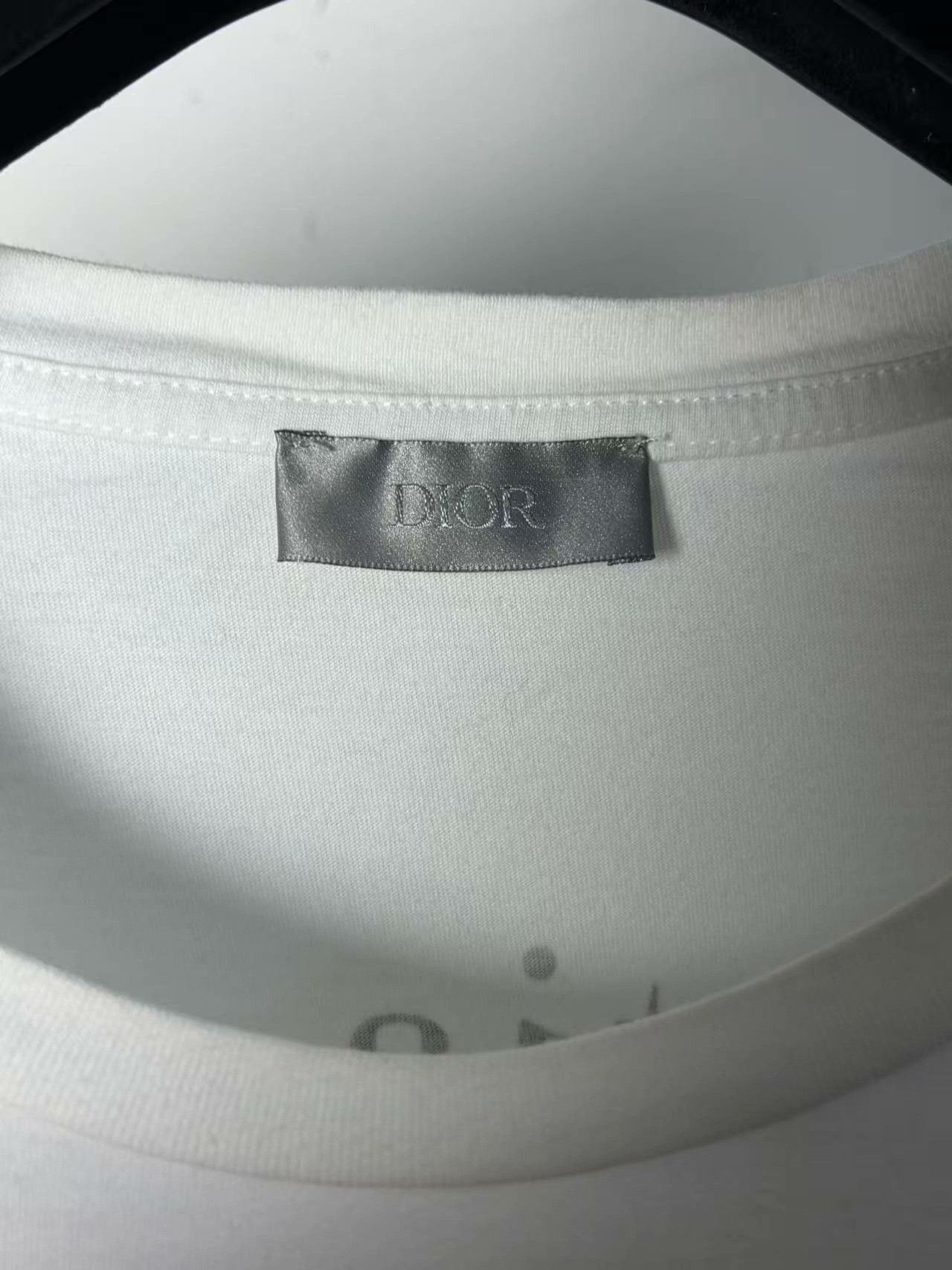Dior Dior White T-Shirt l Men Size US L / EU 52-54 / 3 - 3 Thumbnail