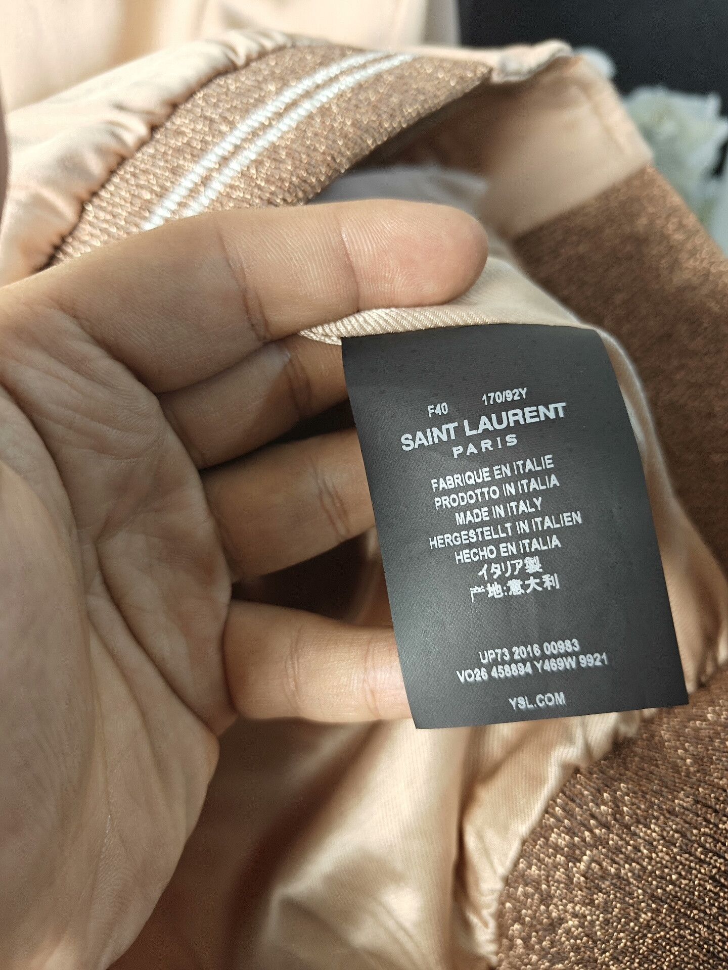 Saint Laurent Paris Saint Laurent Paris White Light Jacket m Men Size US M / EU 48-50 / 2 - 3 Thumbnail