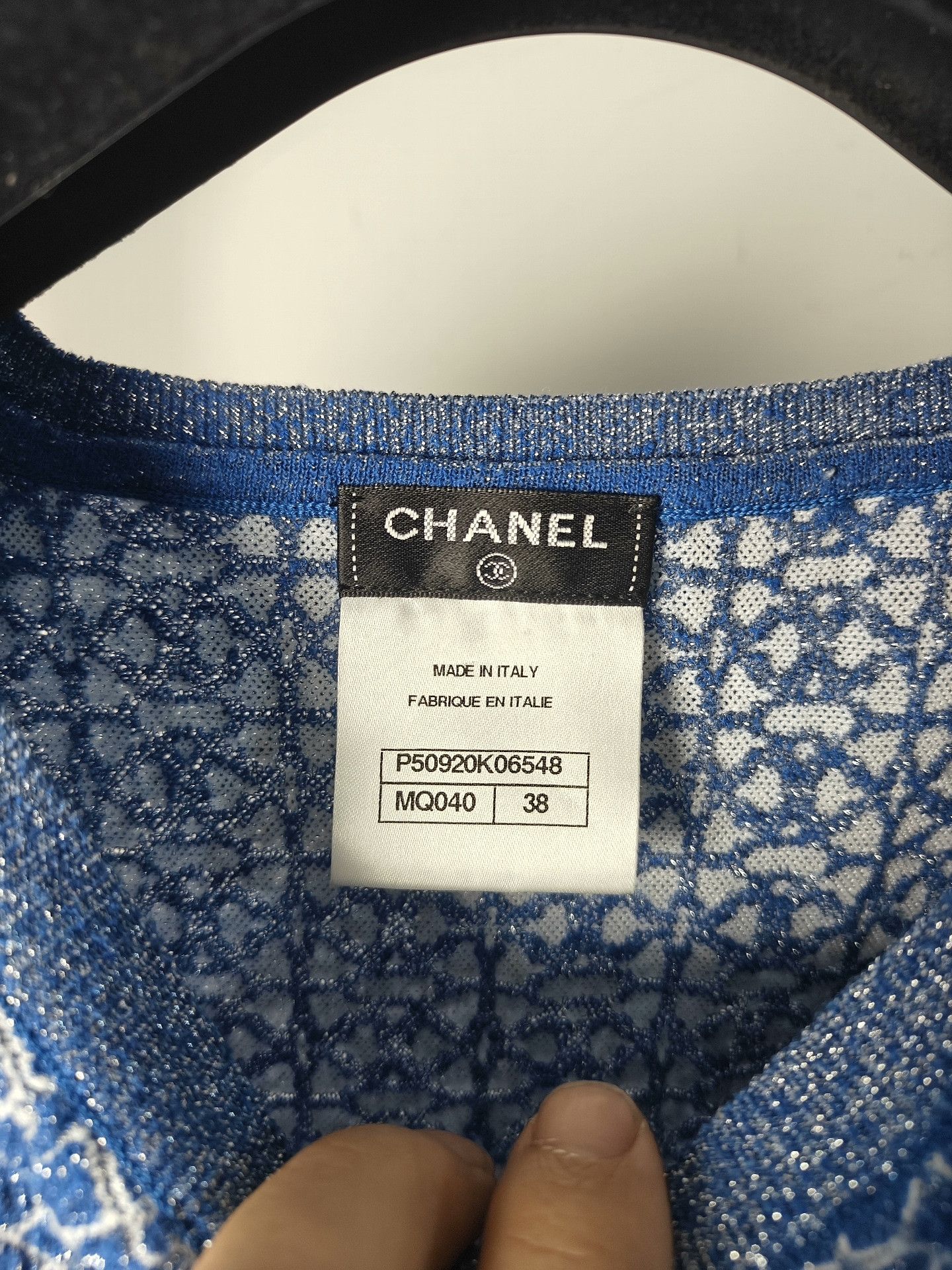 Chanel Chanel Knit White T-Shirt L Women Size L / US 10 / IT 46 - 3 Thumbnail
