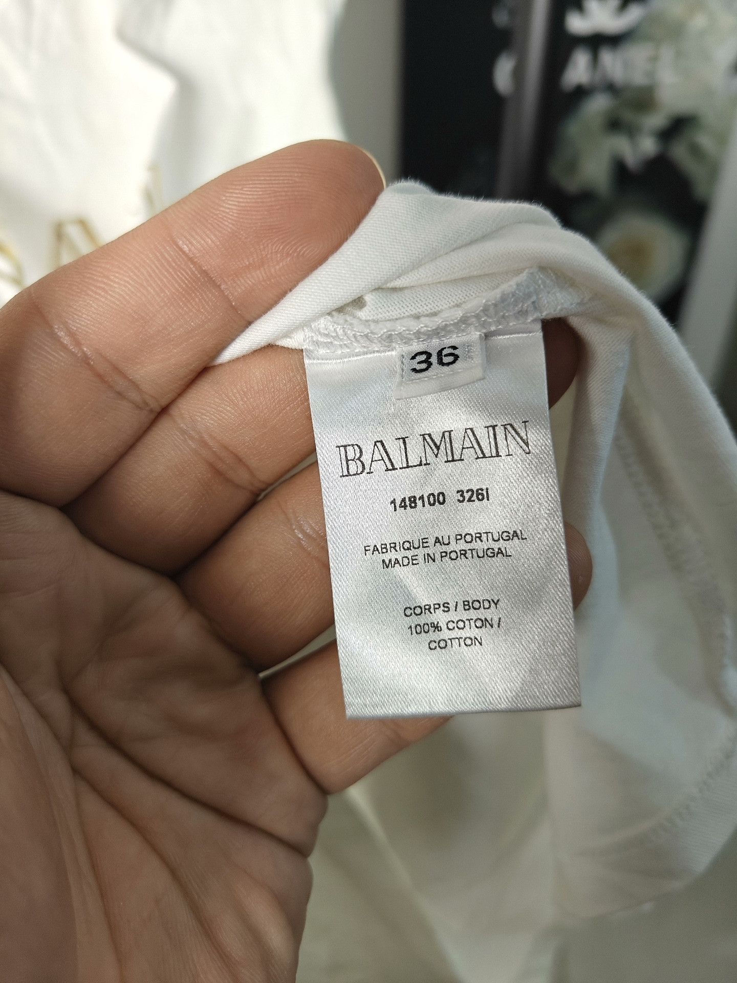 Balmain Balmain White T-Shirt s Men Size US S / EU 44-46 / 1 - 3 Thumbnail