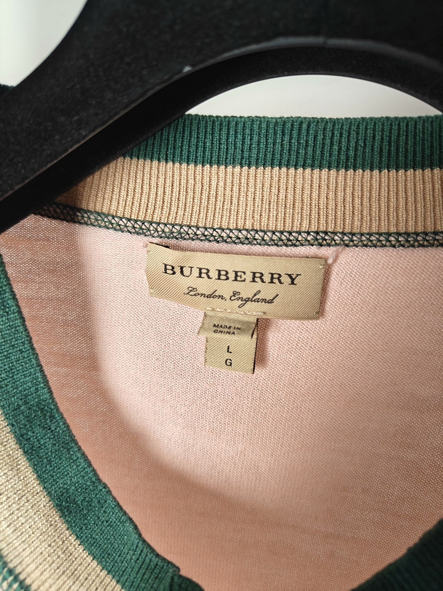 Burberry Burberry Knit Wool White Sweater l Men Size US L / EU 52-54 / 3 - 3 Thumbnail
