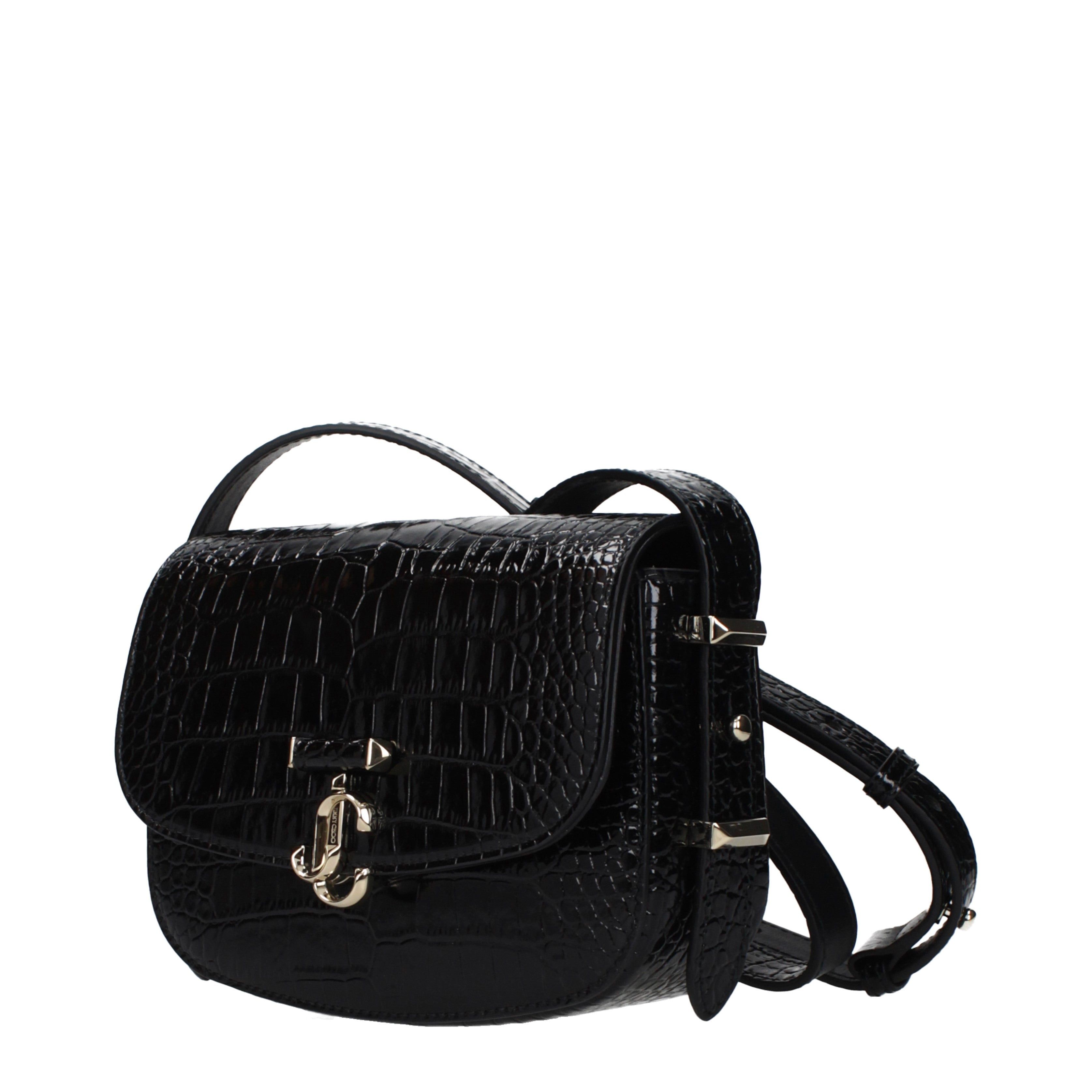 Jimmy Choo Jimmy Choo Crossbody Bags Women Leather Black Size ONE SIZE - 2 Thumbnail