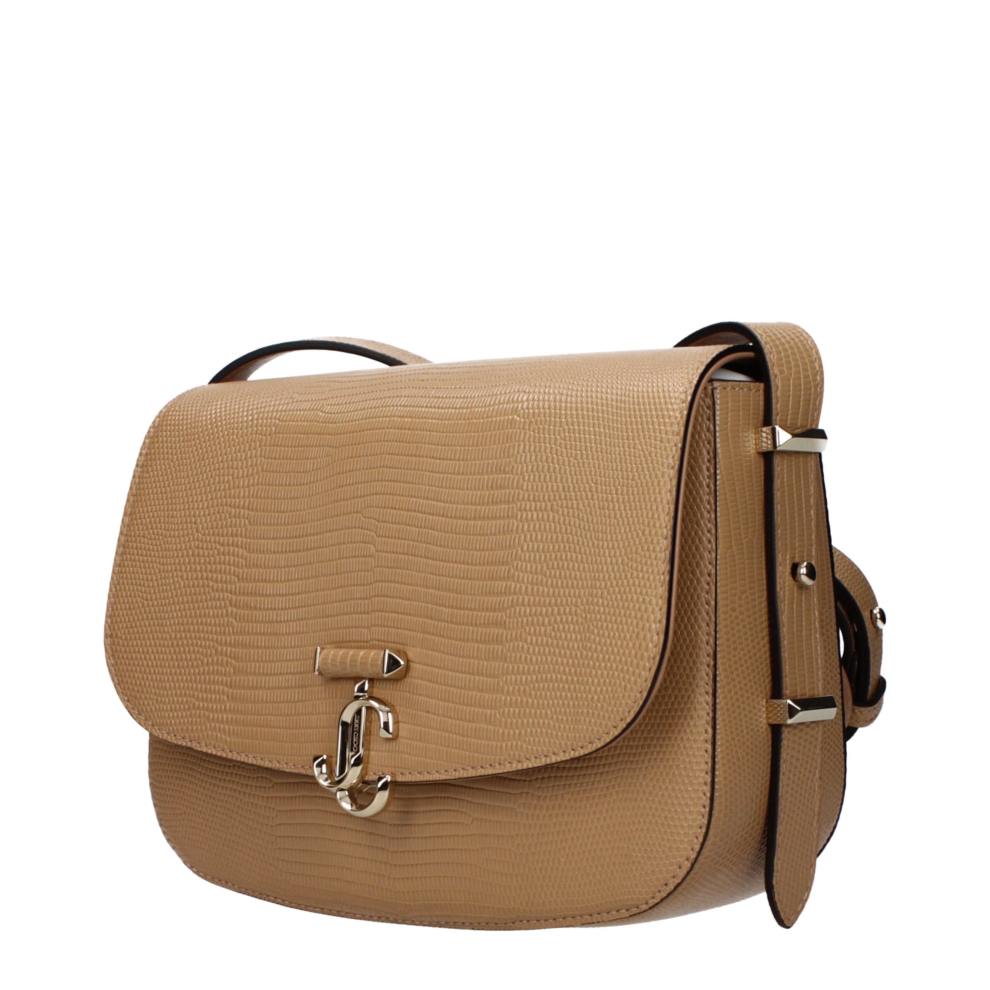Jimmy Choo Jimmy Choo Crossbody Bags Women Leather Brown/Cookie Size ONE SIZE - 2 Thumbnail