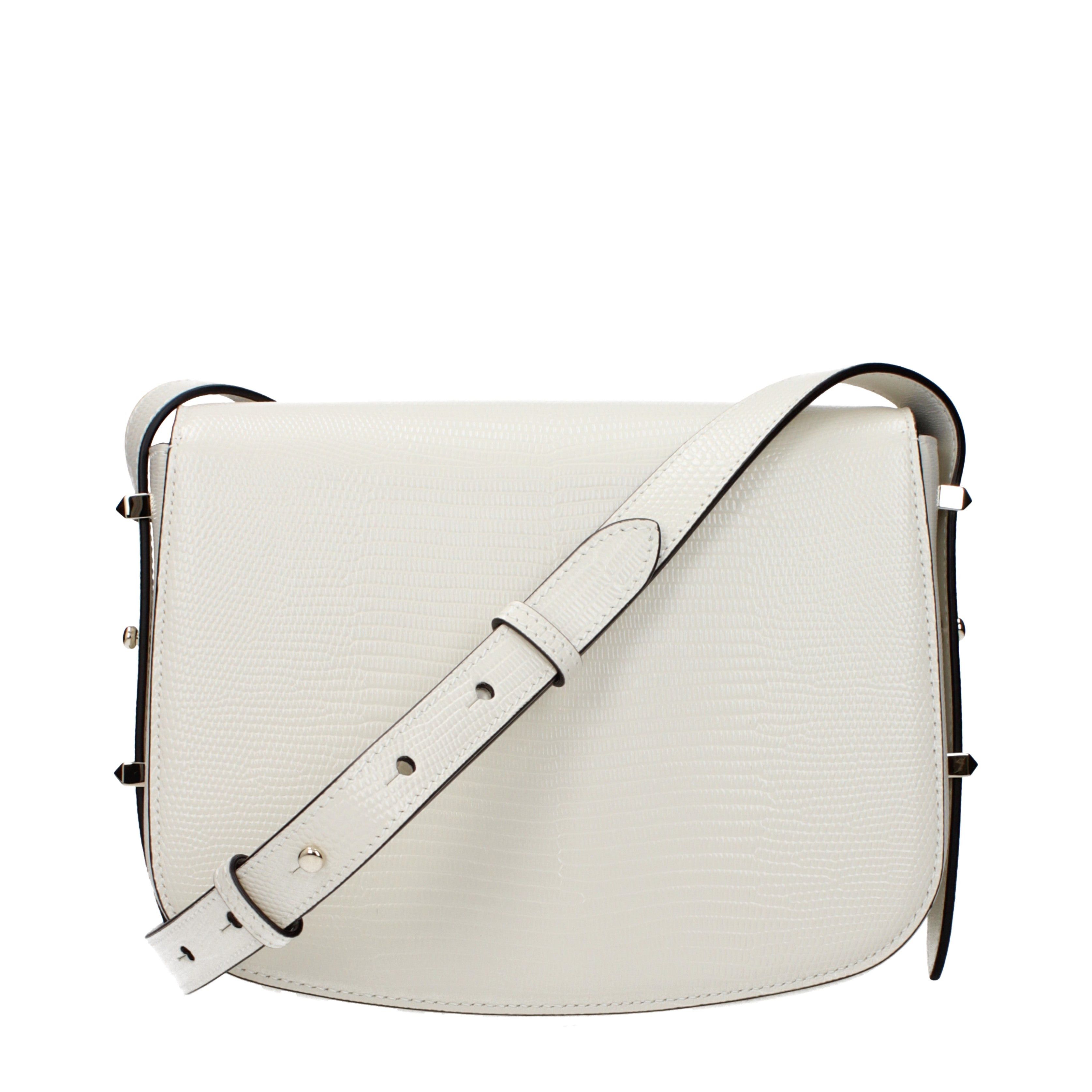 Jimmy Choo Jimmy Choo Crossbody Bags Women Leather White/Milk Size ONE SIZE - 3 Thumbnail