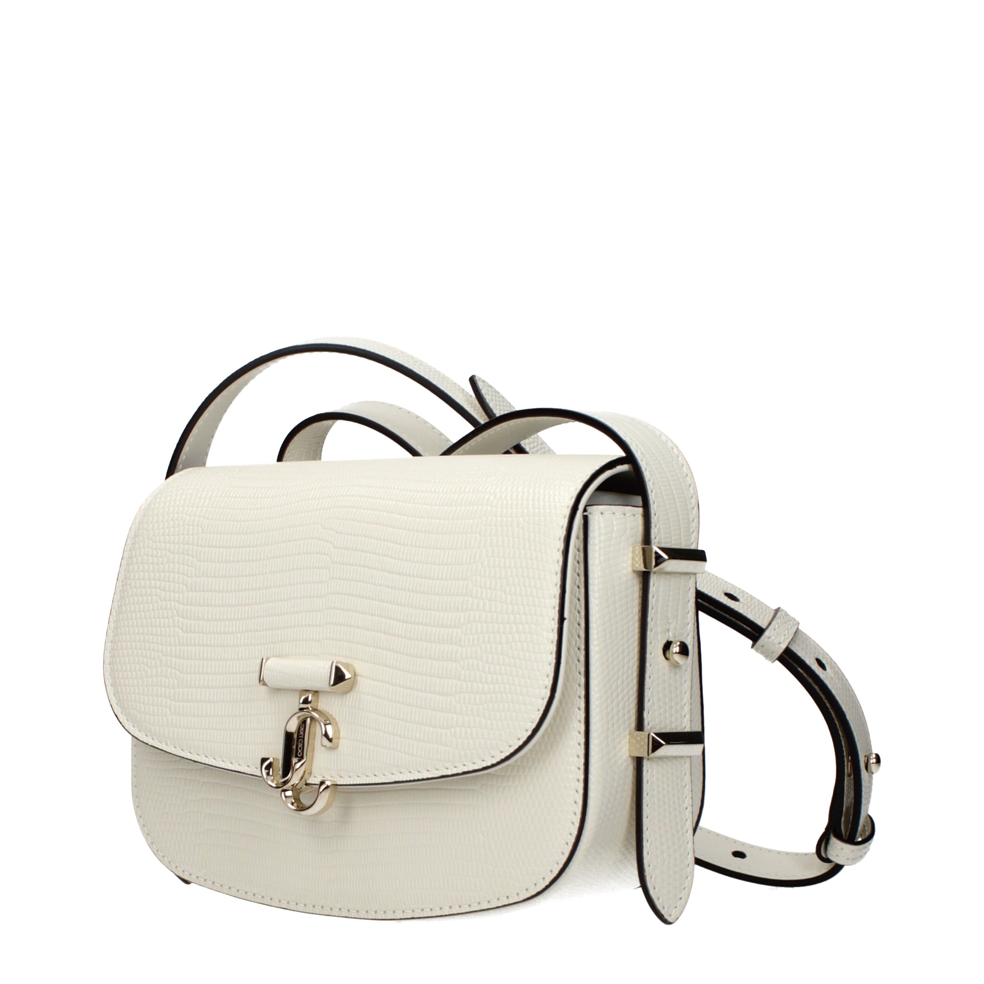 Jimmy Choo Jimmy Choo Shoulder Bags Women Leather White/Milk Size ONE SIZE - 2 Thumbnail