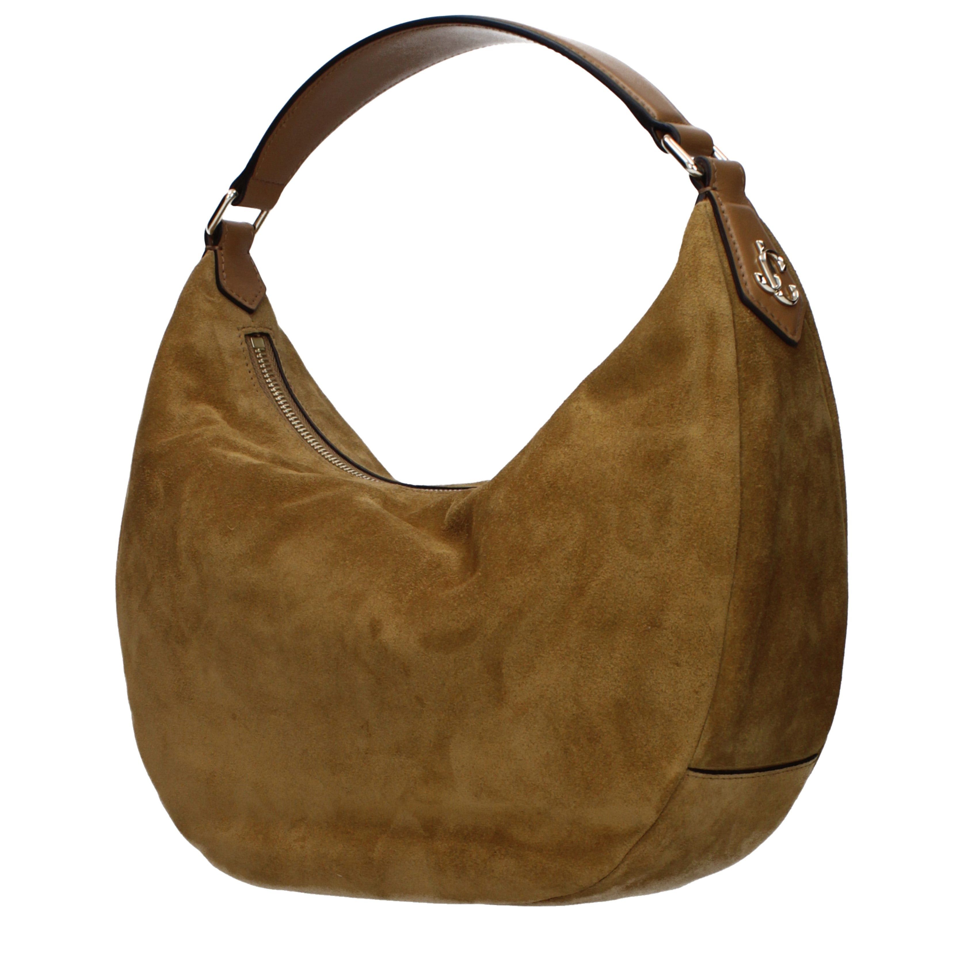 Jimmy Choo Jimmy Choo Shoulder Bags Women Suede Brown/Camel Size ONE SIZE - 2 Thumbnail