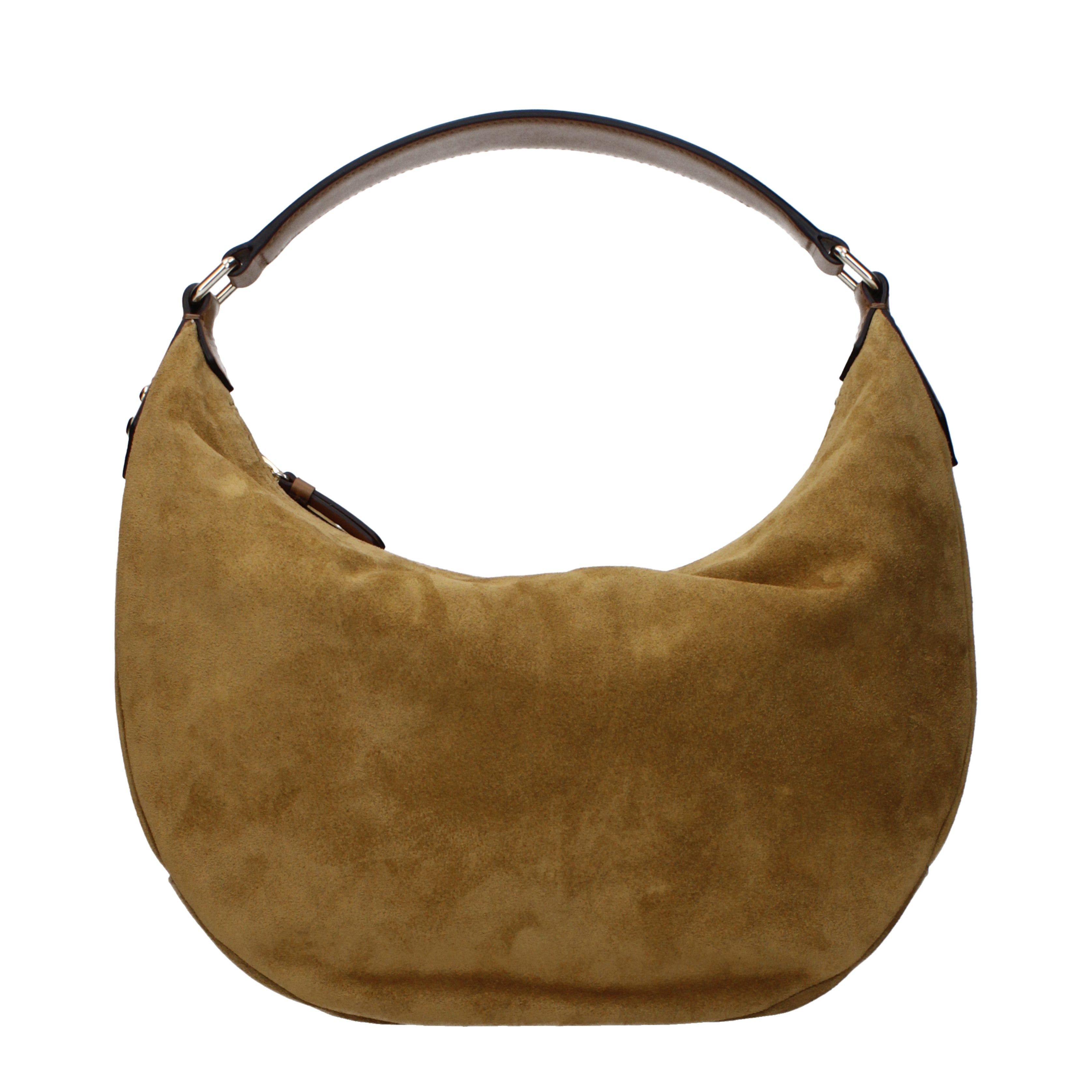 Jimmy Choo Jimmy Choo Shoulder Bags Women Suede Brown/Camel Size ONE SIZE - 3 Thumbnail