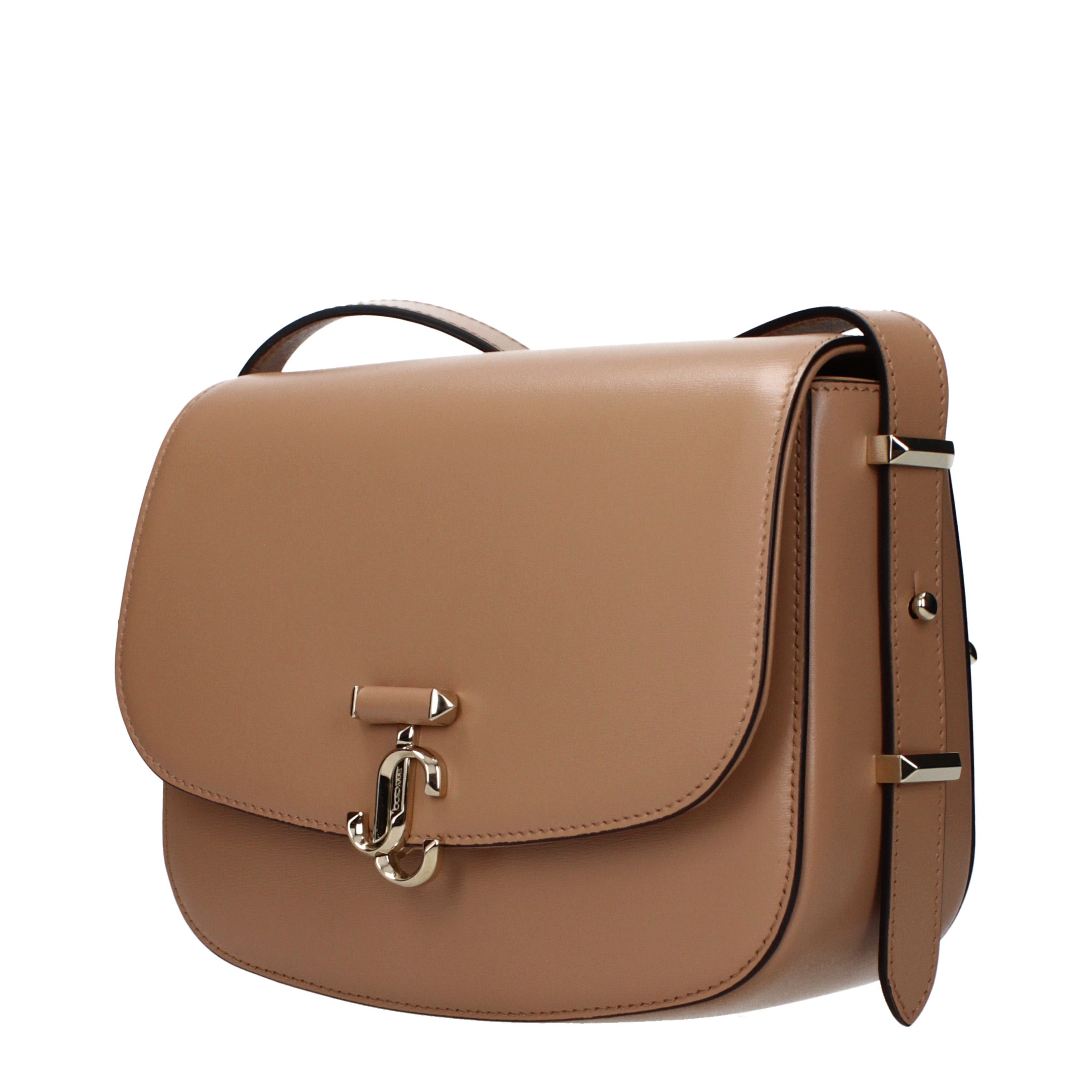 Jimmy Choo Jimmy Choo Crossbody Bags Women Leather Brown/Cookie Size ONE SIZE - 2 Thumbnail