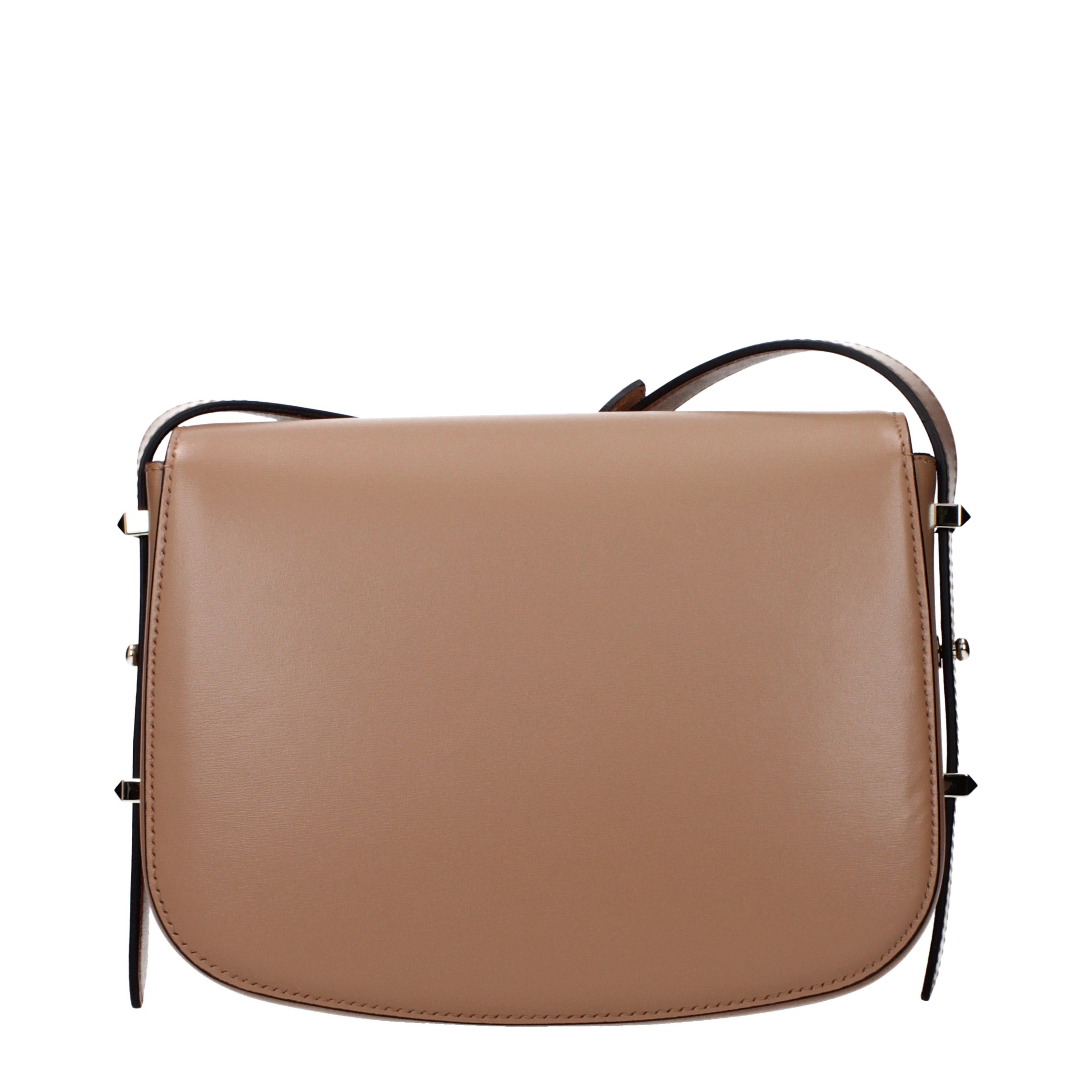 Jimmy Choo Jimmy Choo Crossbody Bags Women Leather Brown/Cookie Size ONE SIZE - 3 Thumbnail