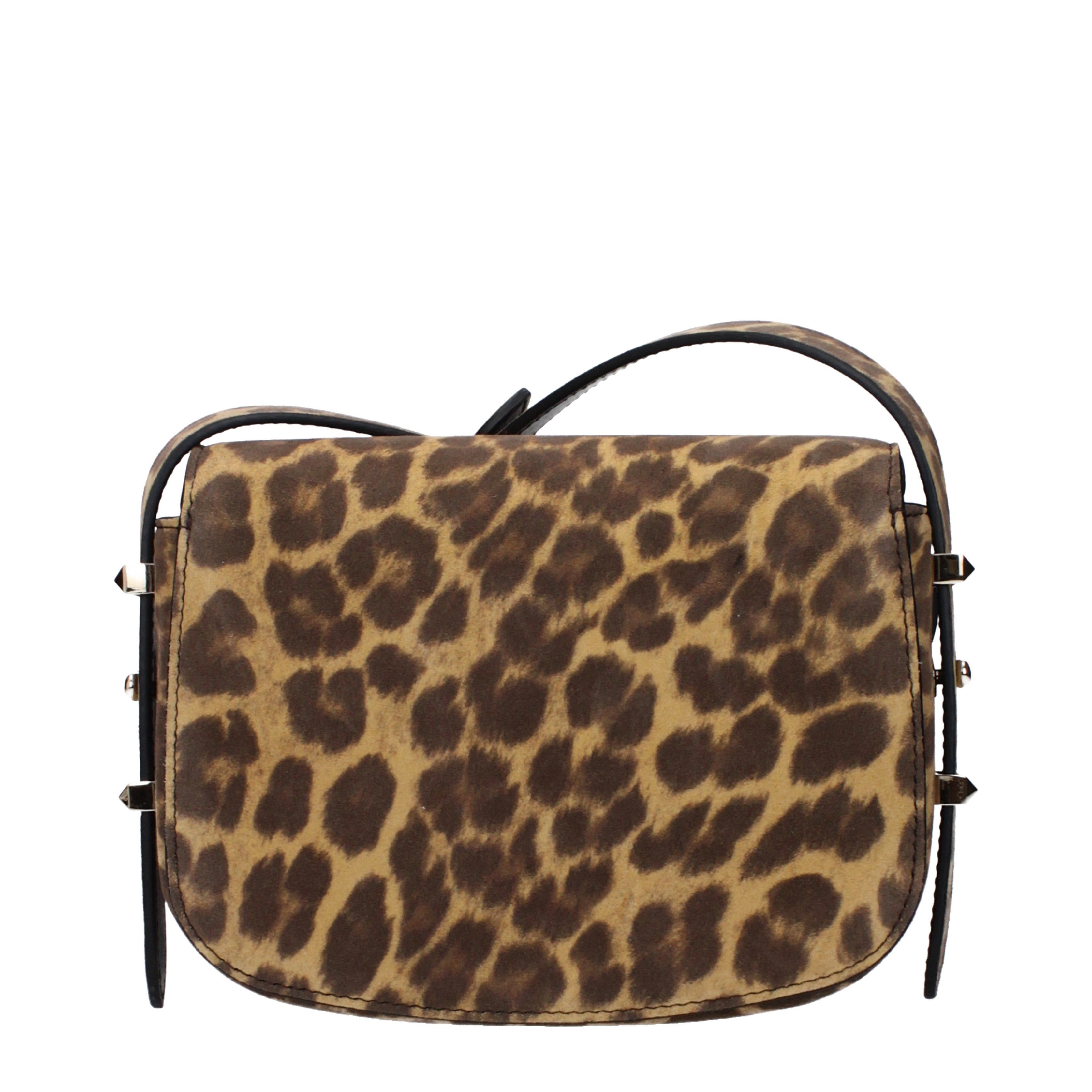 Jimmy Choo Jimmy Choo Crossbody Bags Women Suede Brown Size ONE SIZE - 3 Thumbnail