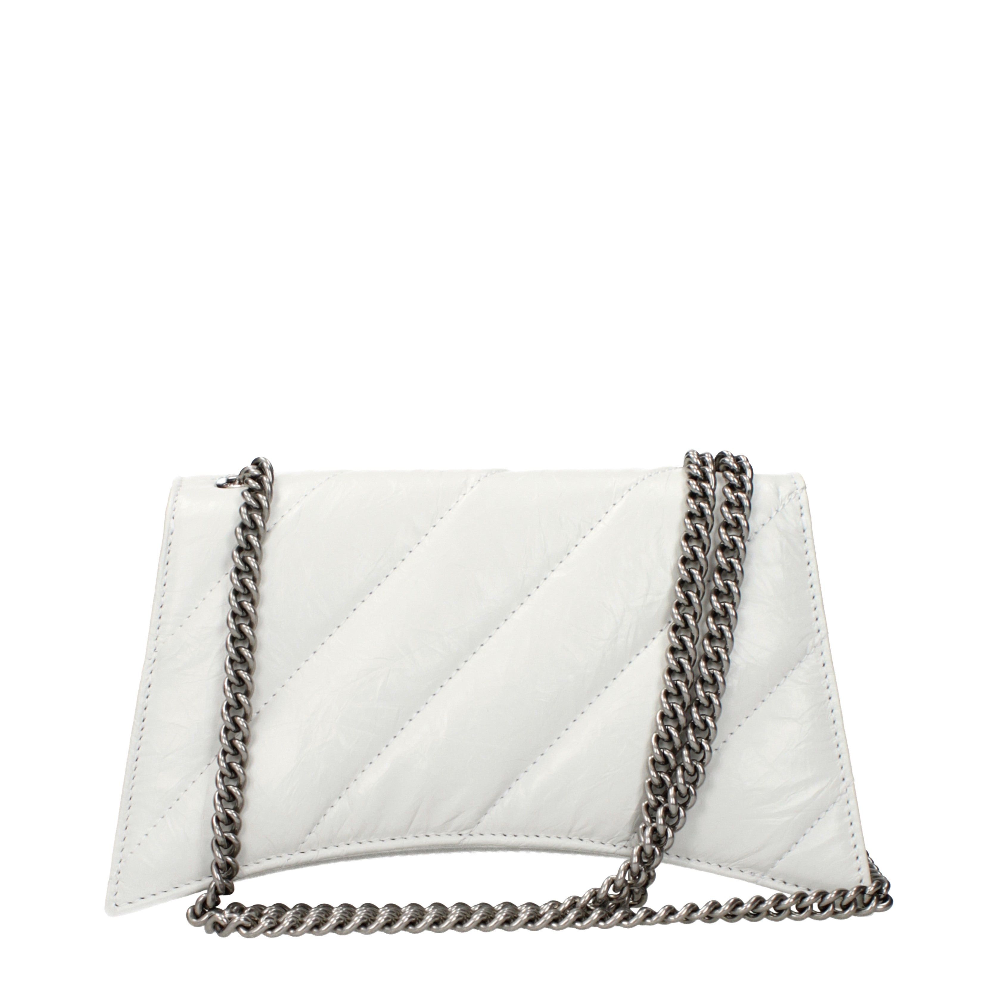 Balenciaga Balenciaga Crossbody Bags Women Leather White Size ONE SIZE - 3 Thumbnail