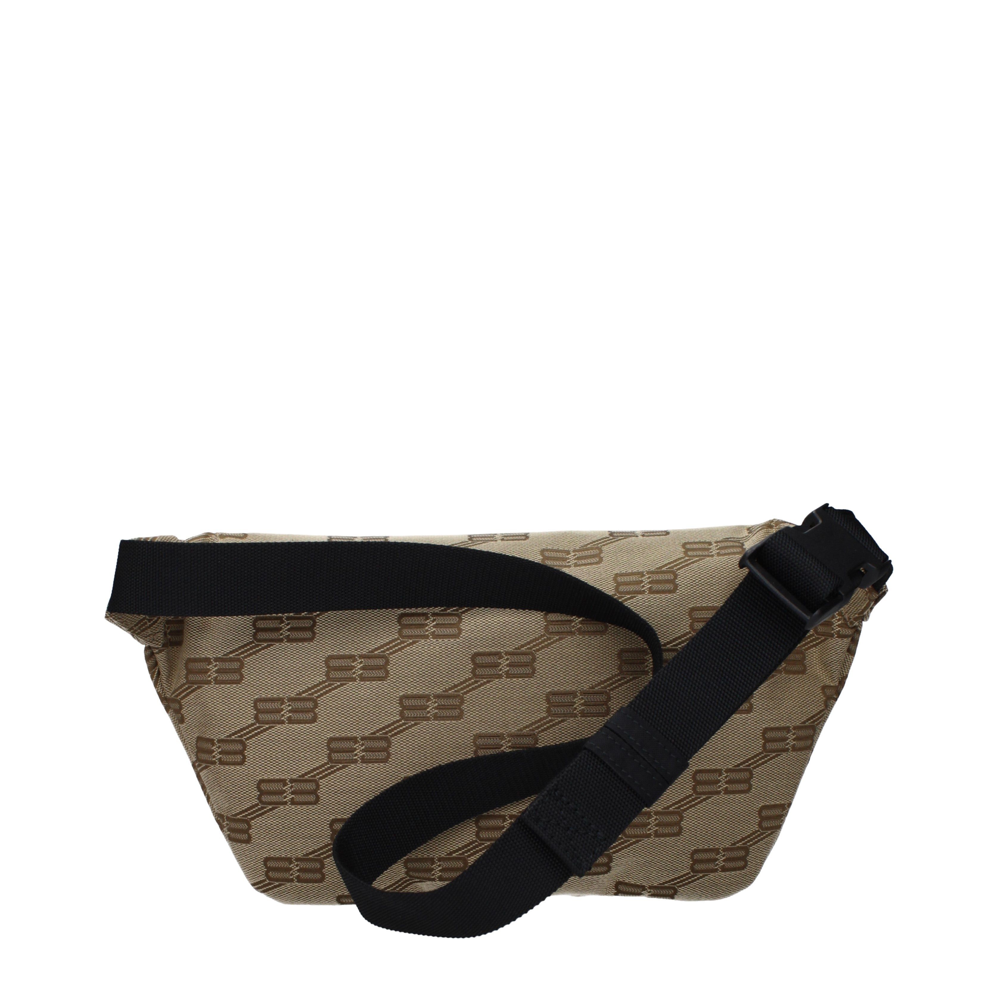 Balenciaga Balenciaga Backpacks and Bumbags Men Fabric Beige/Ebony Size ONE SIZE - 3 Thumbnail