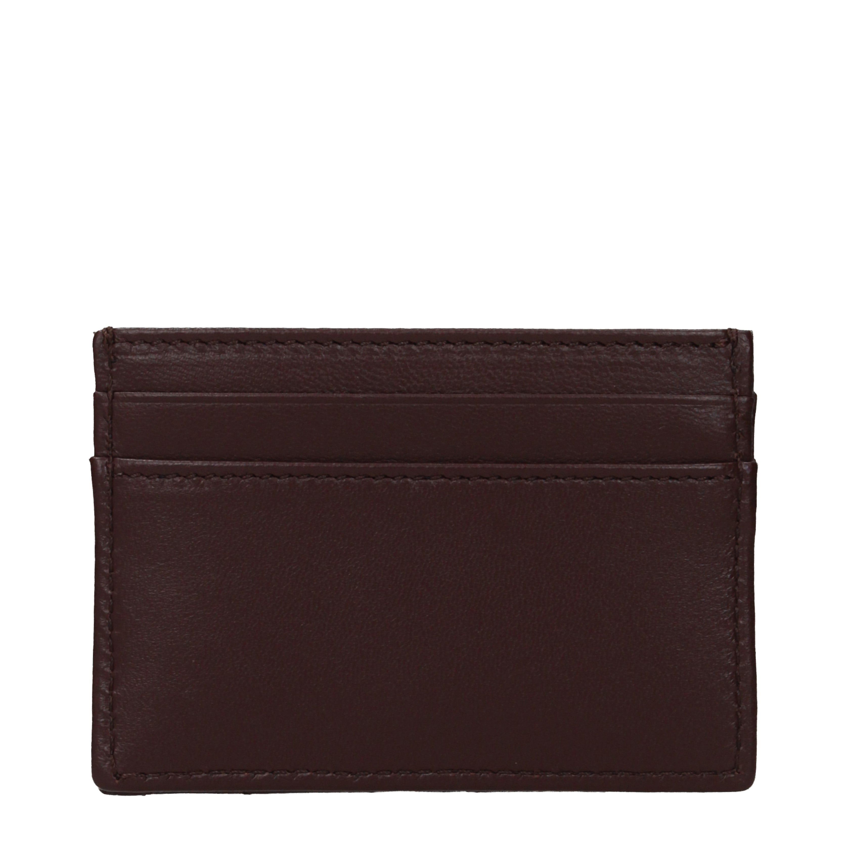 Versace Versace Document Holders Women Leather Brown/Chocolate Size ONE SIZE - 2 Thumbnail