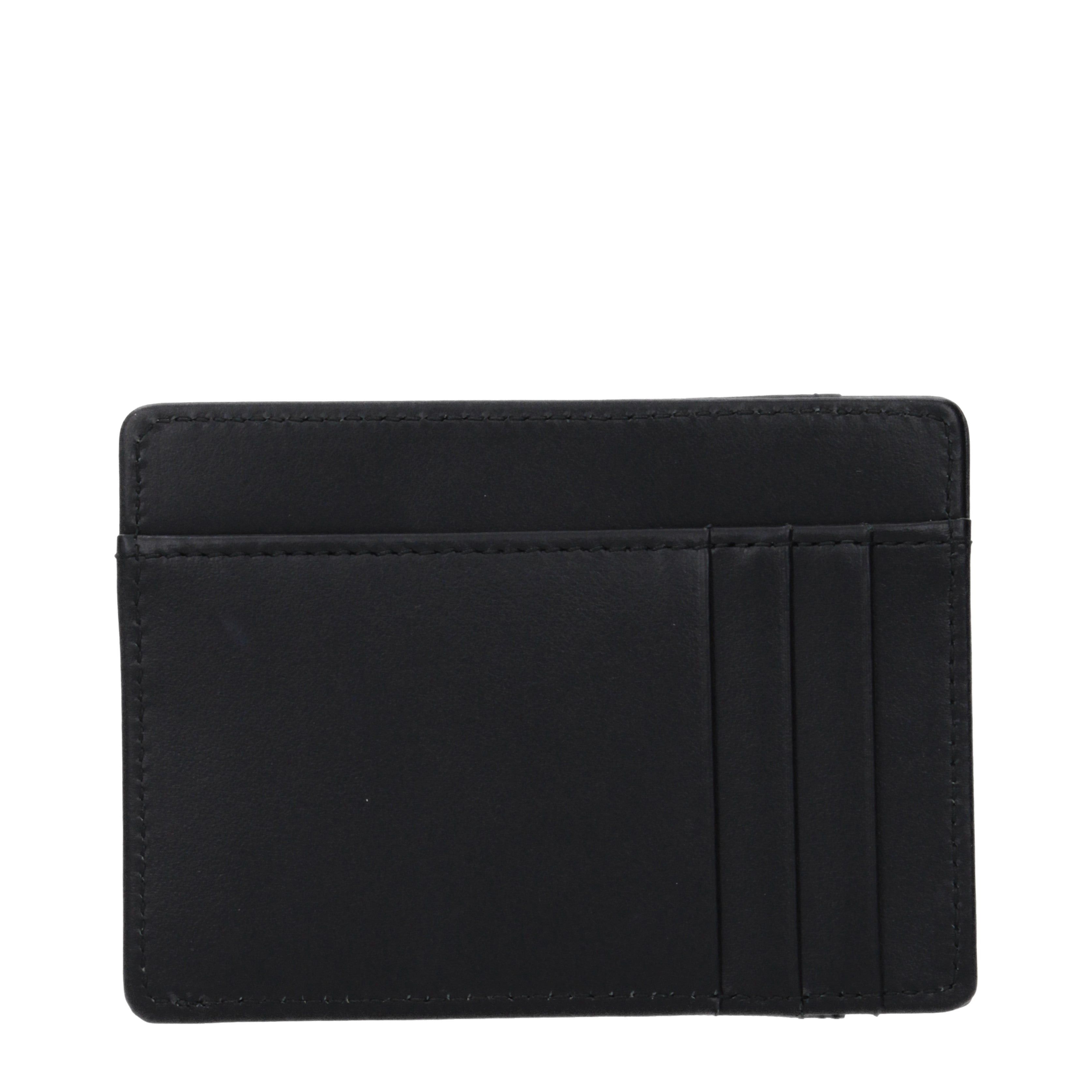 Dolce & Gabbana Dolce&Gabbana Document Holders Men Leather Black Size ONE SIZE - 2 Thumbnail
