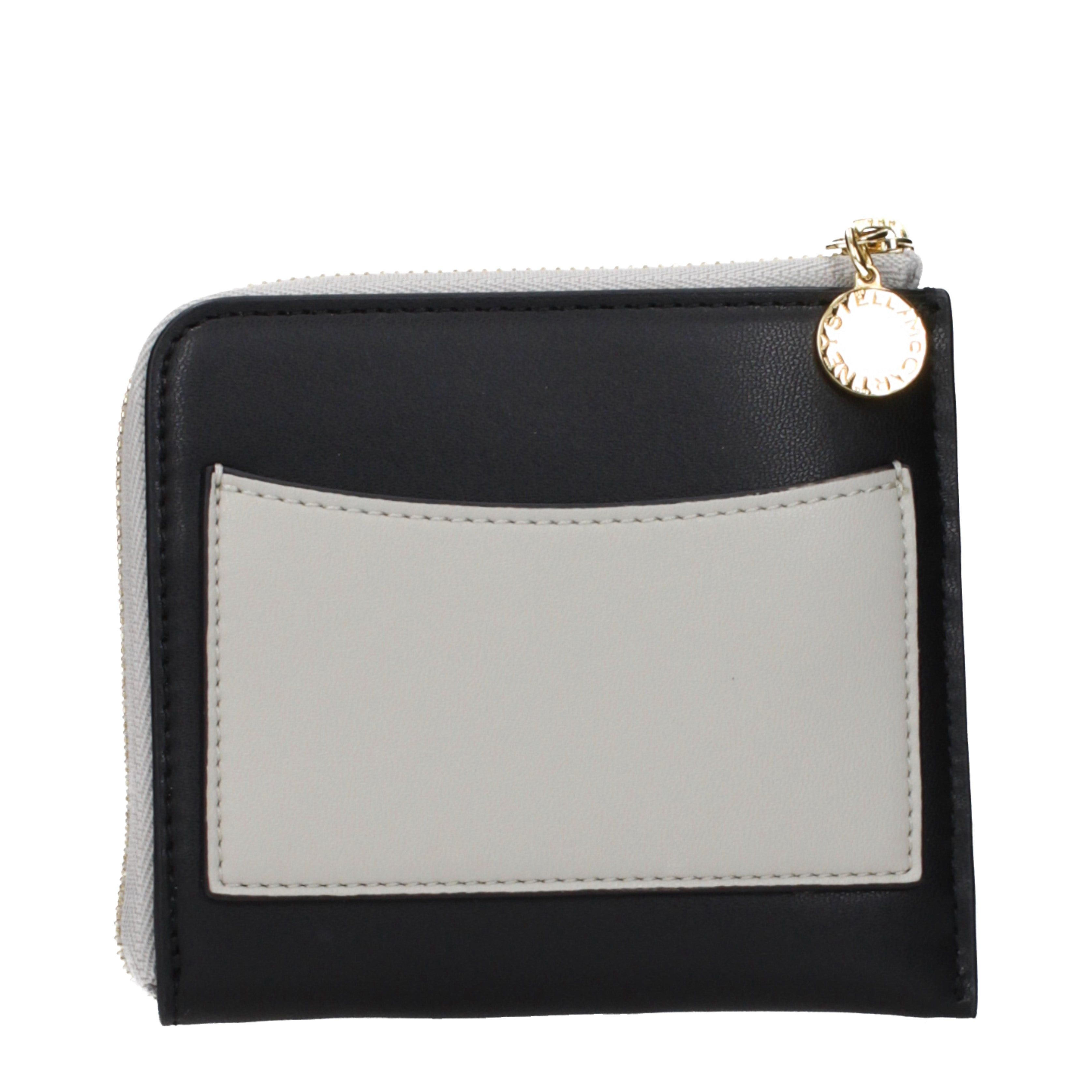 Stella McCartney Stella McCartney Wallets Women Eco Leather Black/Light Grey Size ONE SIZE - 3 Thumbnail