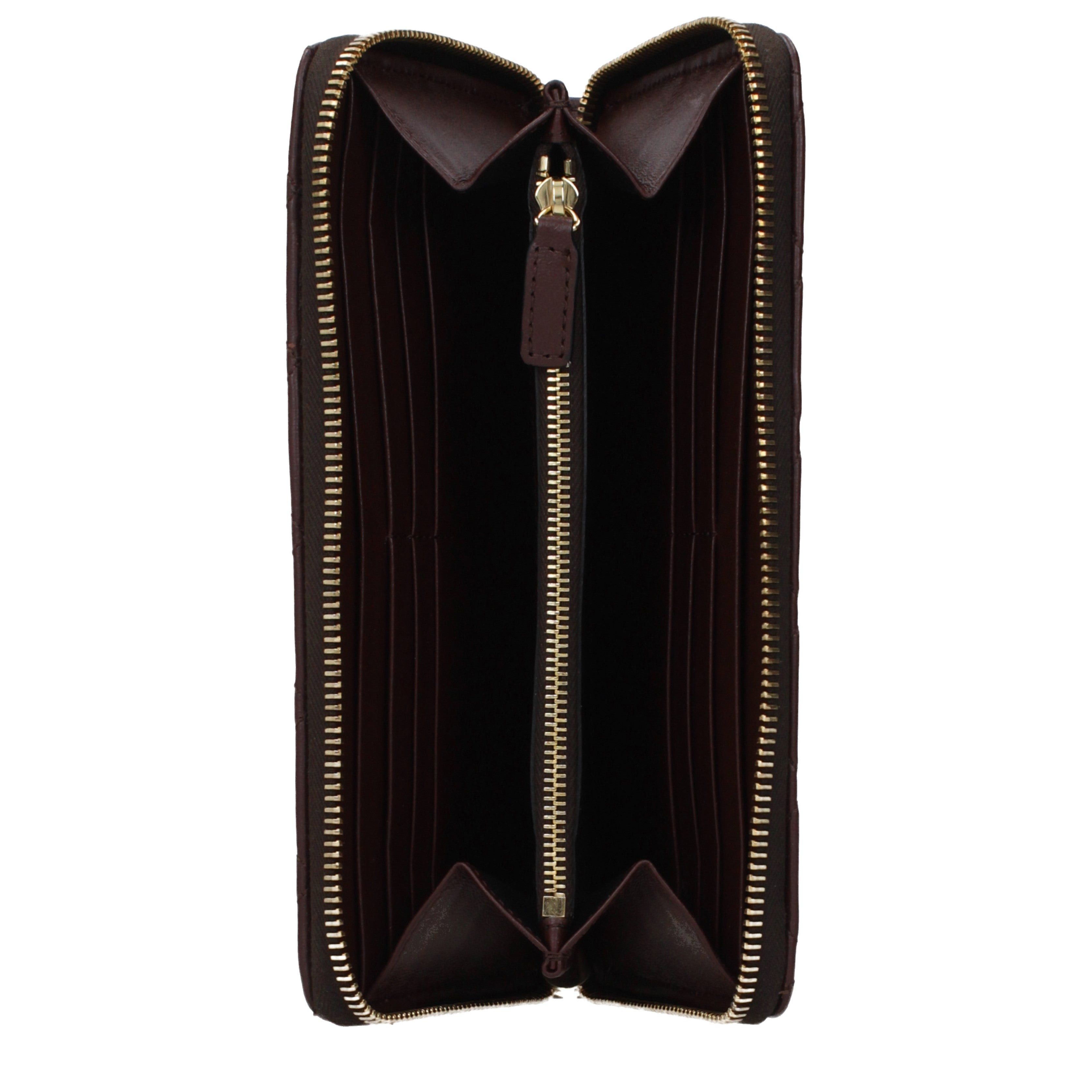 Versace Versace Wallets Women Leather Brown/Chocolate Size ONE SIZE - 3 Thumbnail