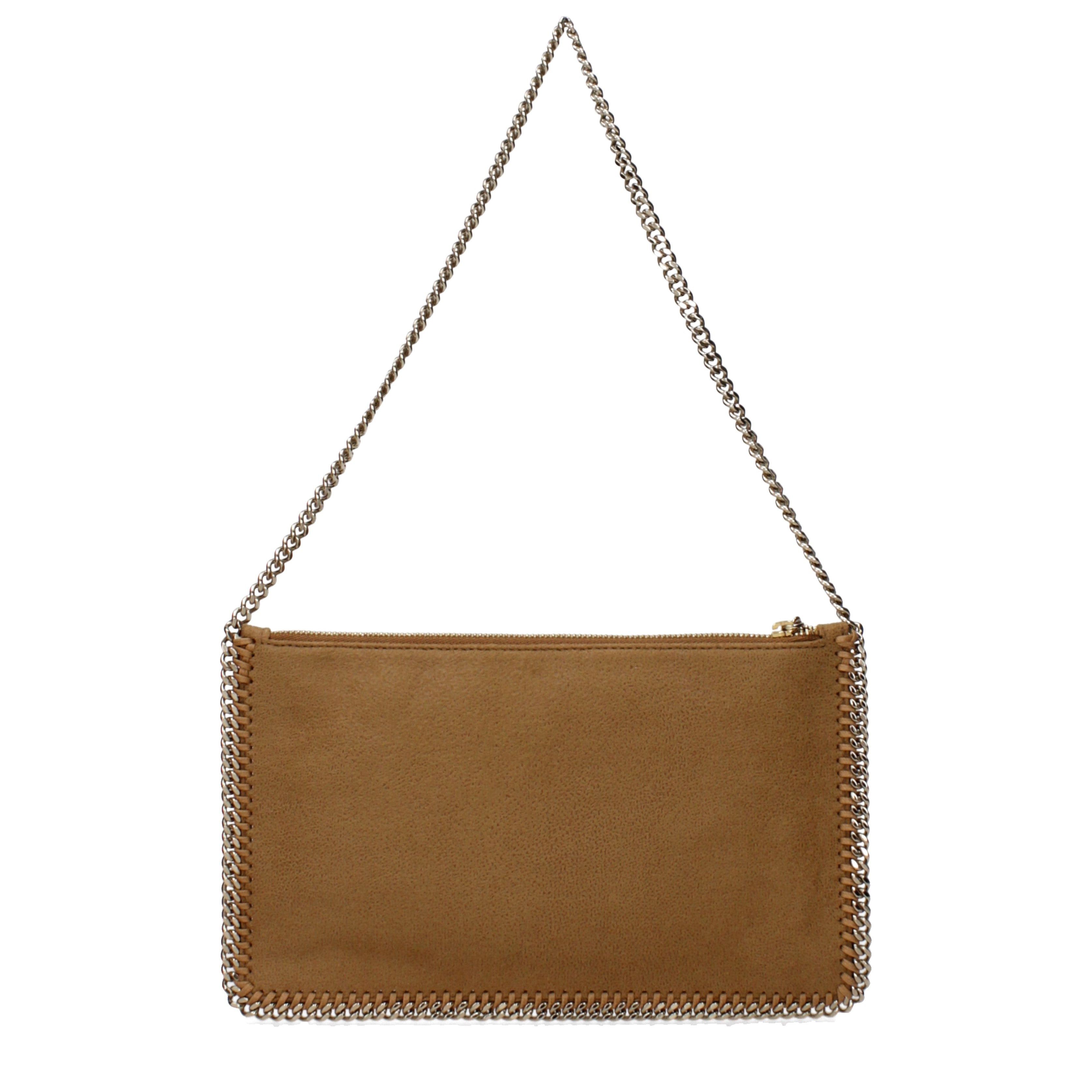 Stella McCartney Stella McCartney Shoulder Bags Women Eco Suede Brown/Amber Size ONE SIZE - 3 Thumbnail
