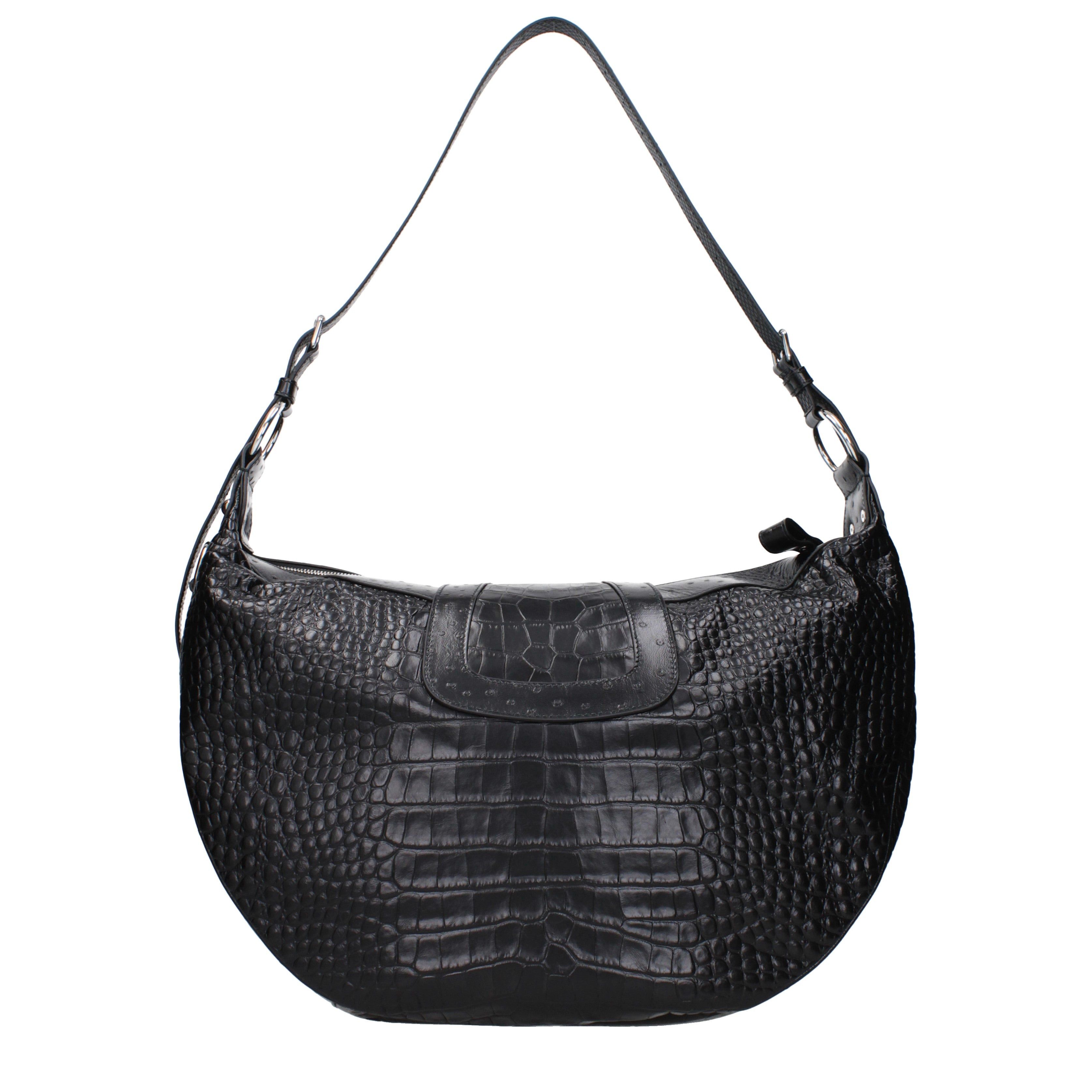 Balenciaga Balenciaga Shoulder Bags Women Leather Black Size ONE SIZE - 3 Thumbnail