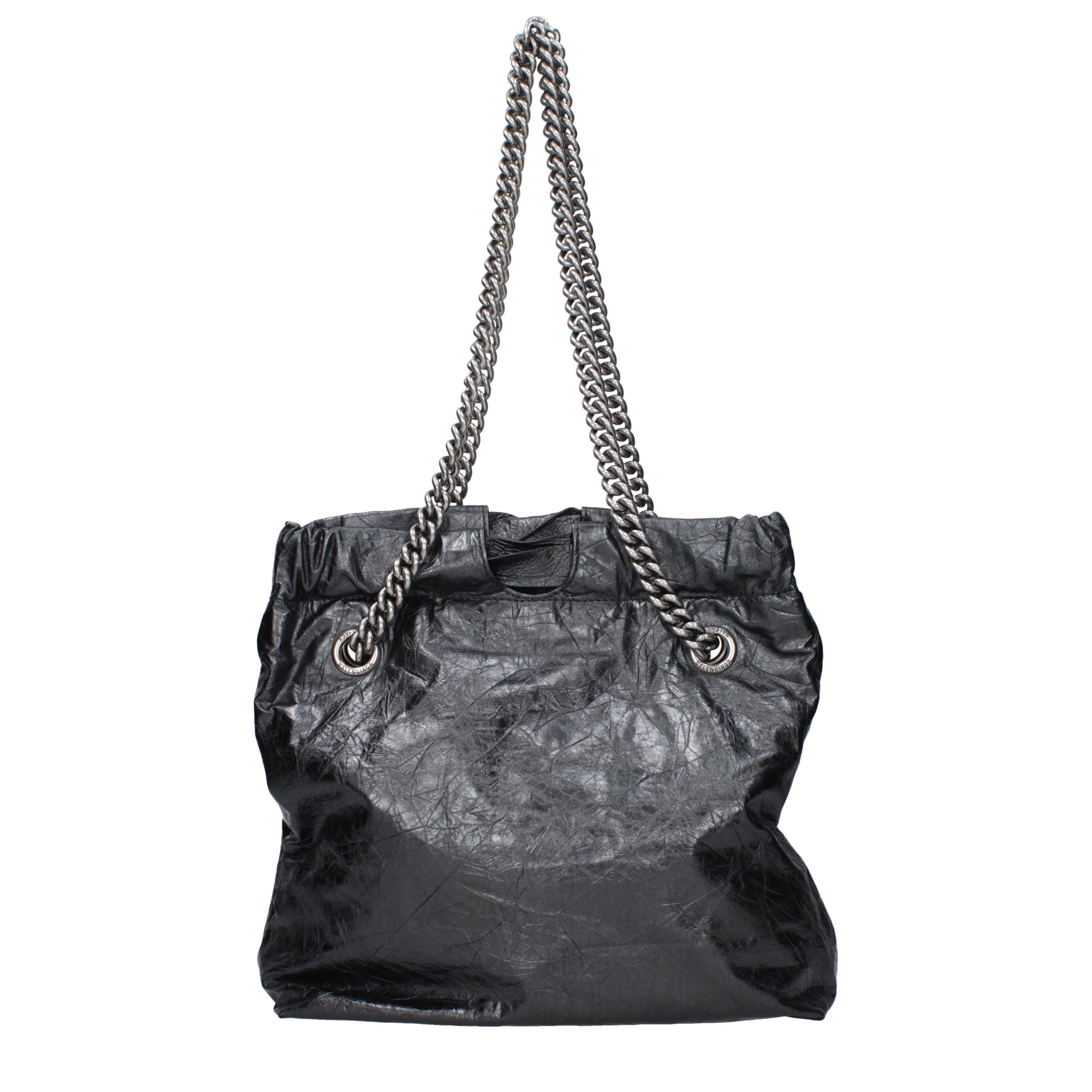 Balenciaga Balenciaga Shoulder Bags Women Leather Gray/Steel Size ONE SIZE - 3 Thumbnail