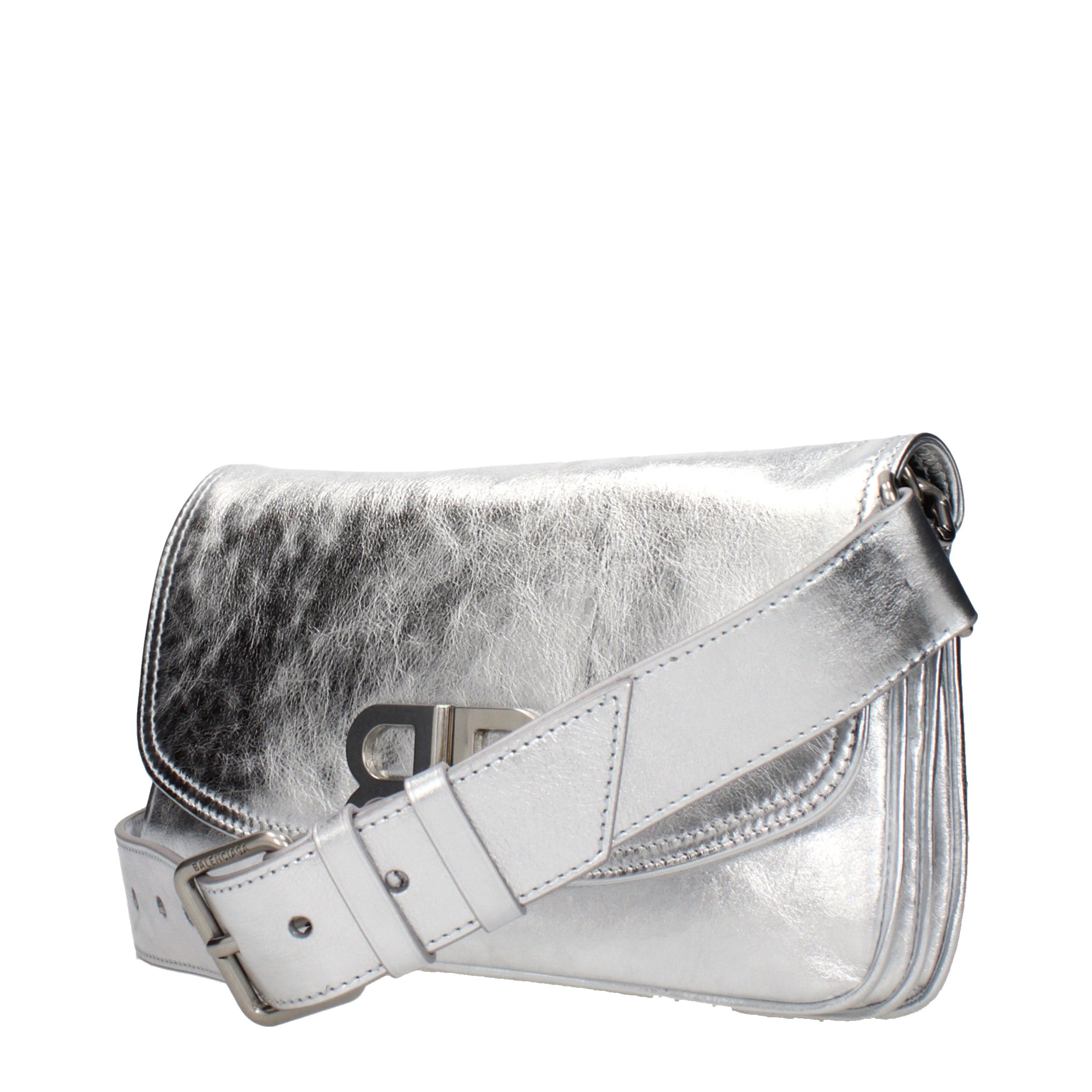 Balenciaga Balenciaga Handbags Women Leather Silver Size ONE SIZE - 2 Thumbnail