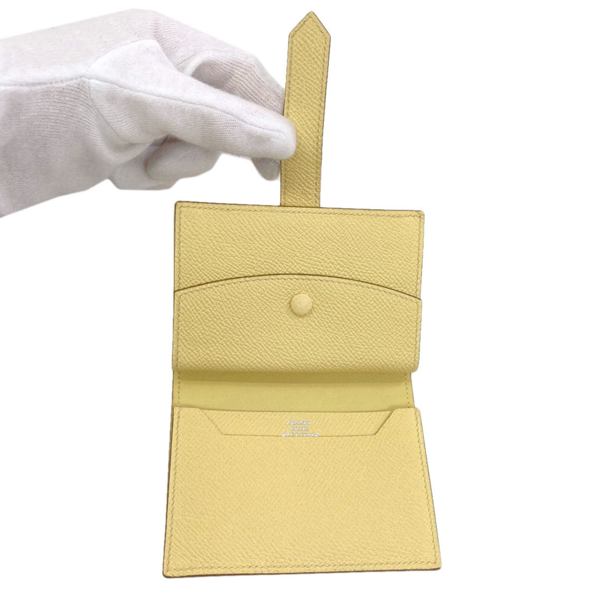 Hermes Hermes Bearn Mini Coin Case, Silver Hardware, Epsom Leather, Women's Size ONE SIZE - 4 Thumbnail