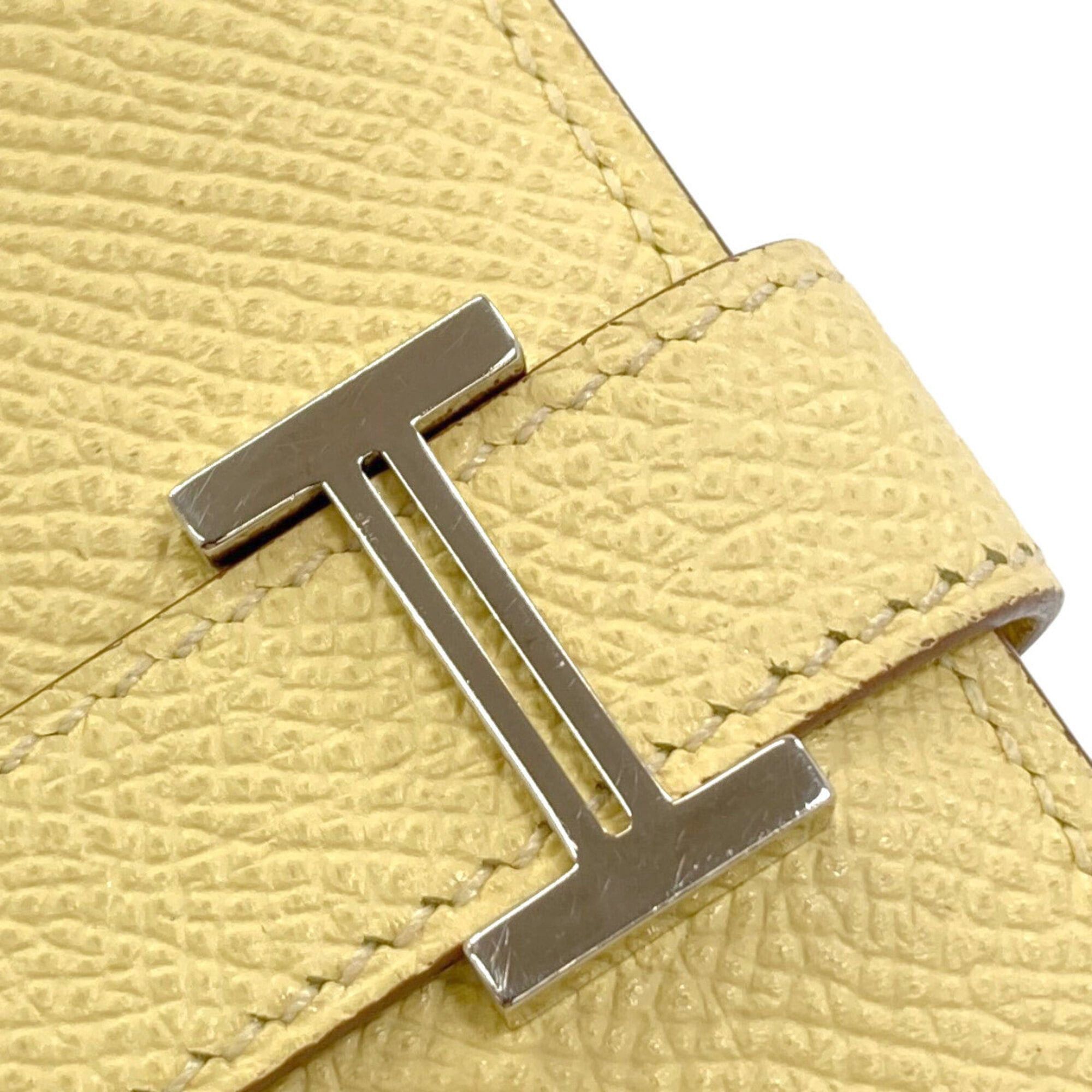 Hermes Hermes Bearn Mini Coin Case, Silver Hardware, Epsom Leather, Women's Size ONE SIZE - 12 Thumbnail