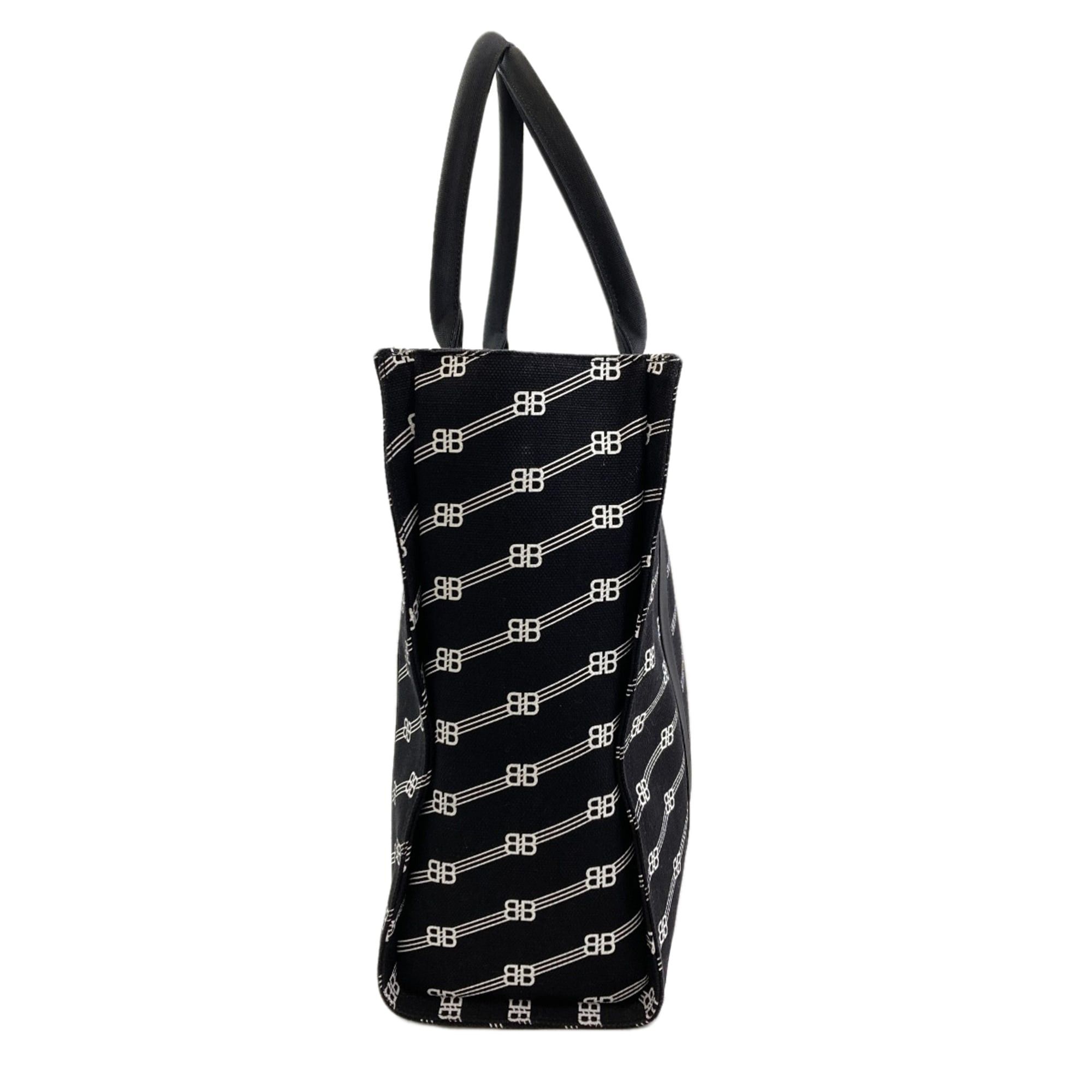 Balenciaga Balenciaga 621826 BB Monogram Tote Bag Canvas Women's BALENCIAGA Size ONE SIZE - 3 Thumbnail