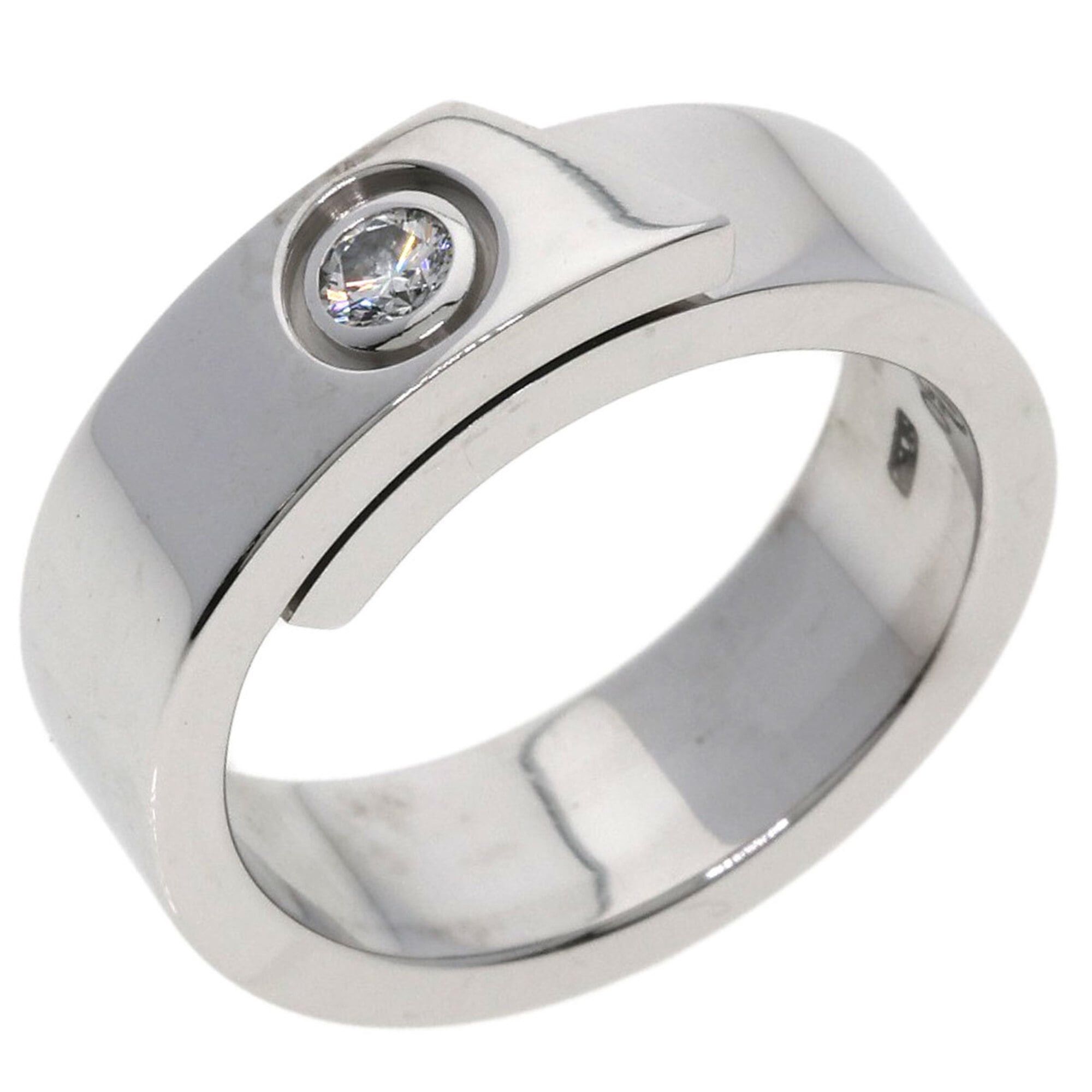 Cartier Cartier Anniversary Diamond Ring #50, 18K White Gold, Women's. Size ONE SIZE - 2 Thumbnail