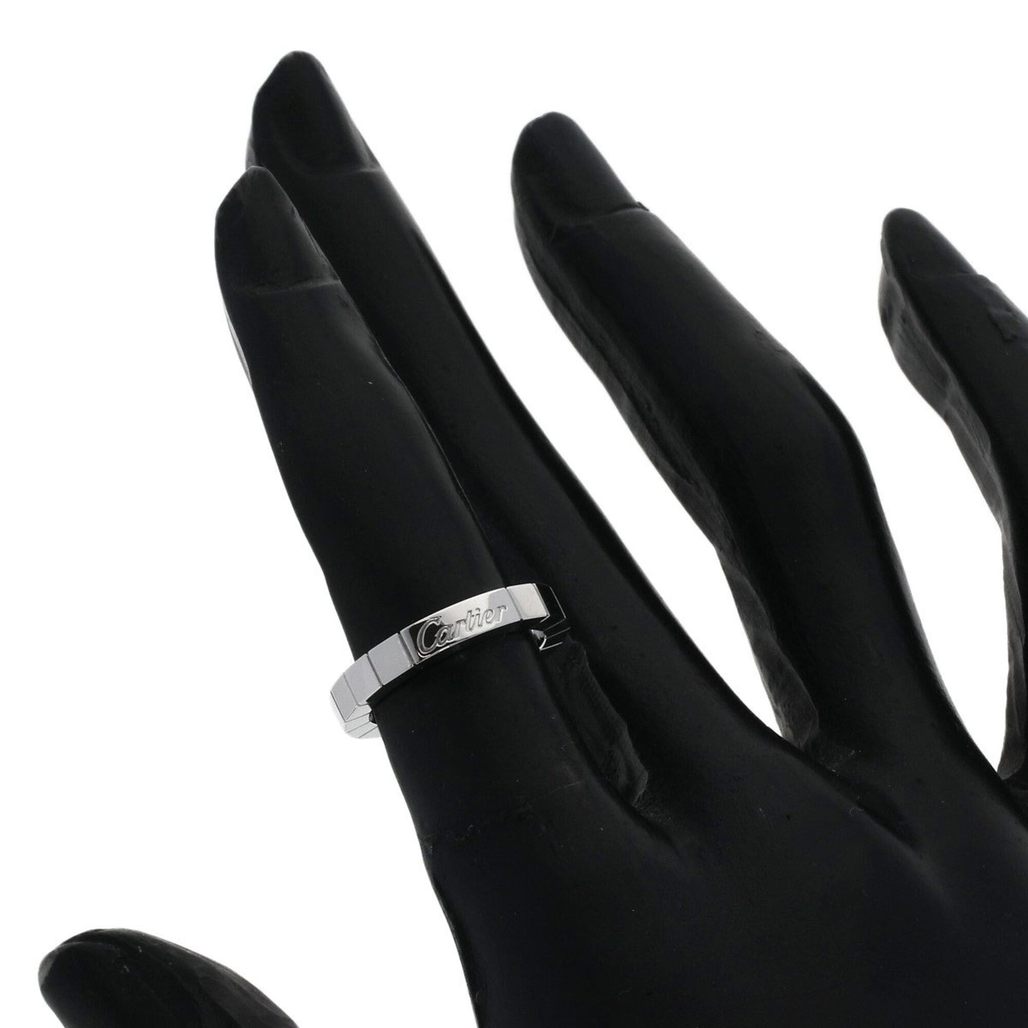 Cartier Cartier Lanieres #46 Ring, 18K White Gold, Women's. Size ONE SIZE - 5 Thumbnail