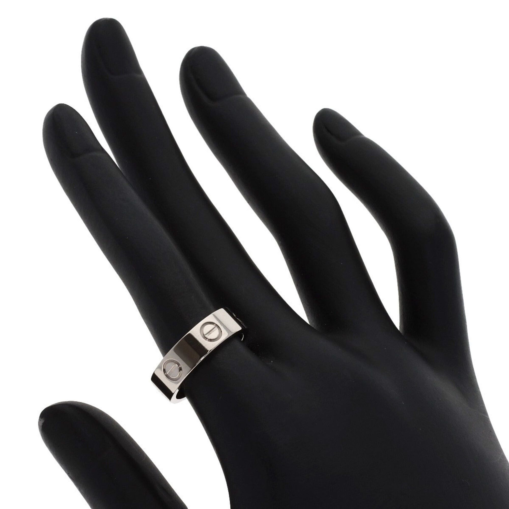 Cartier Cartier Love Ring #52, 18K White Gold, Women's Ring, CARTIER Size ONE SIZE - 5 Thumbnail