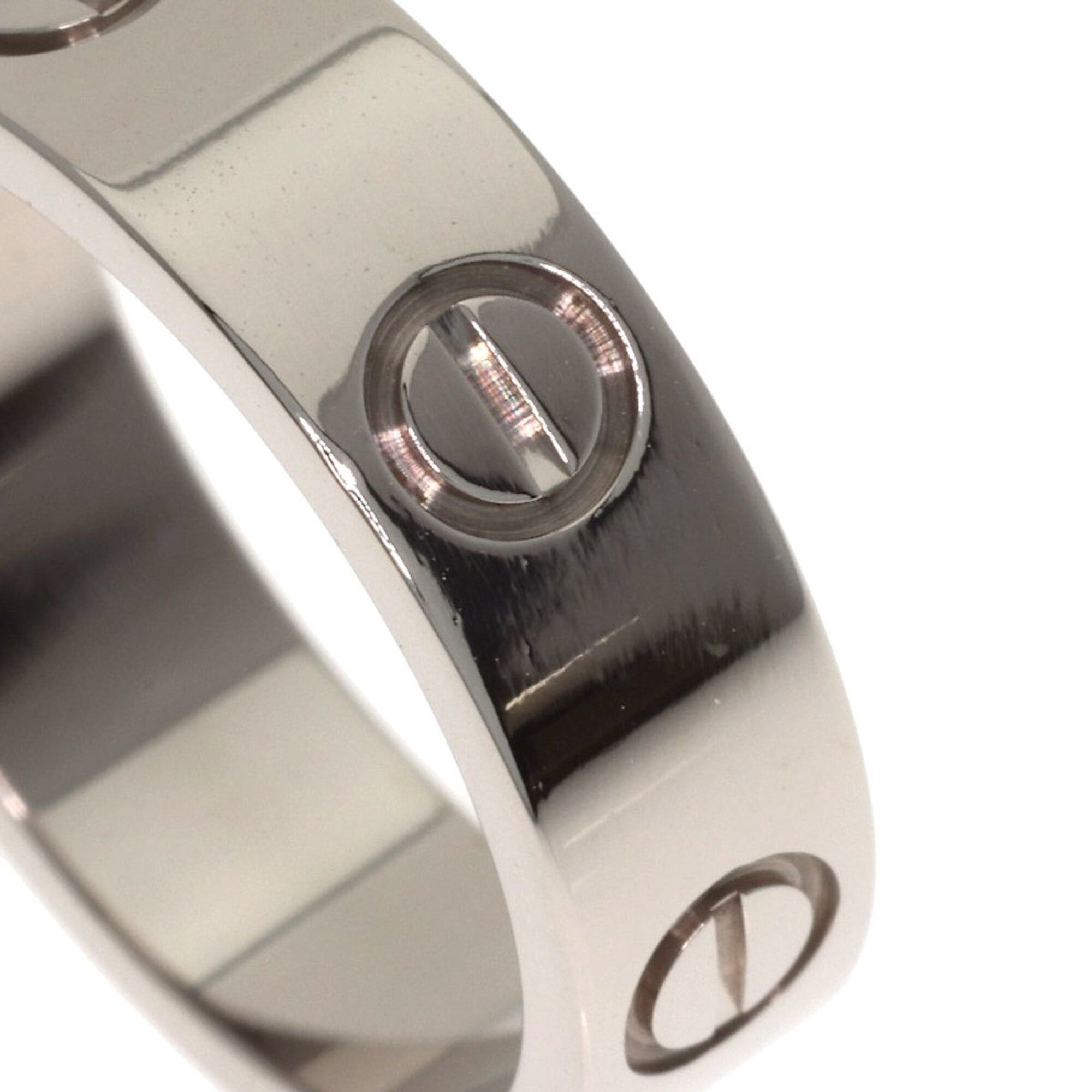 Cartier Cartier Love Ring #52, 18K White Gold, Women's Ring, CARTIER Size ONE SIZE - 6 Thumbnail