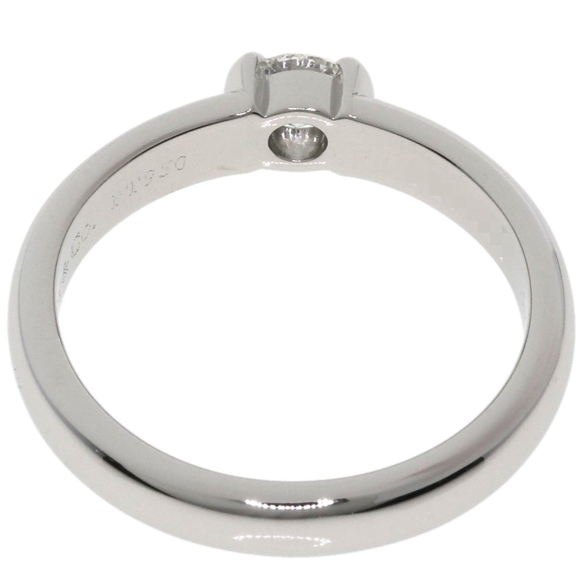 Tiffany & Co. Tiffany & Co. Dots Solitaire Diamond Ring, Platinum PT950, Women's. Size ONE SIZE - 4 Thumbnail