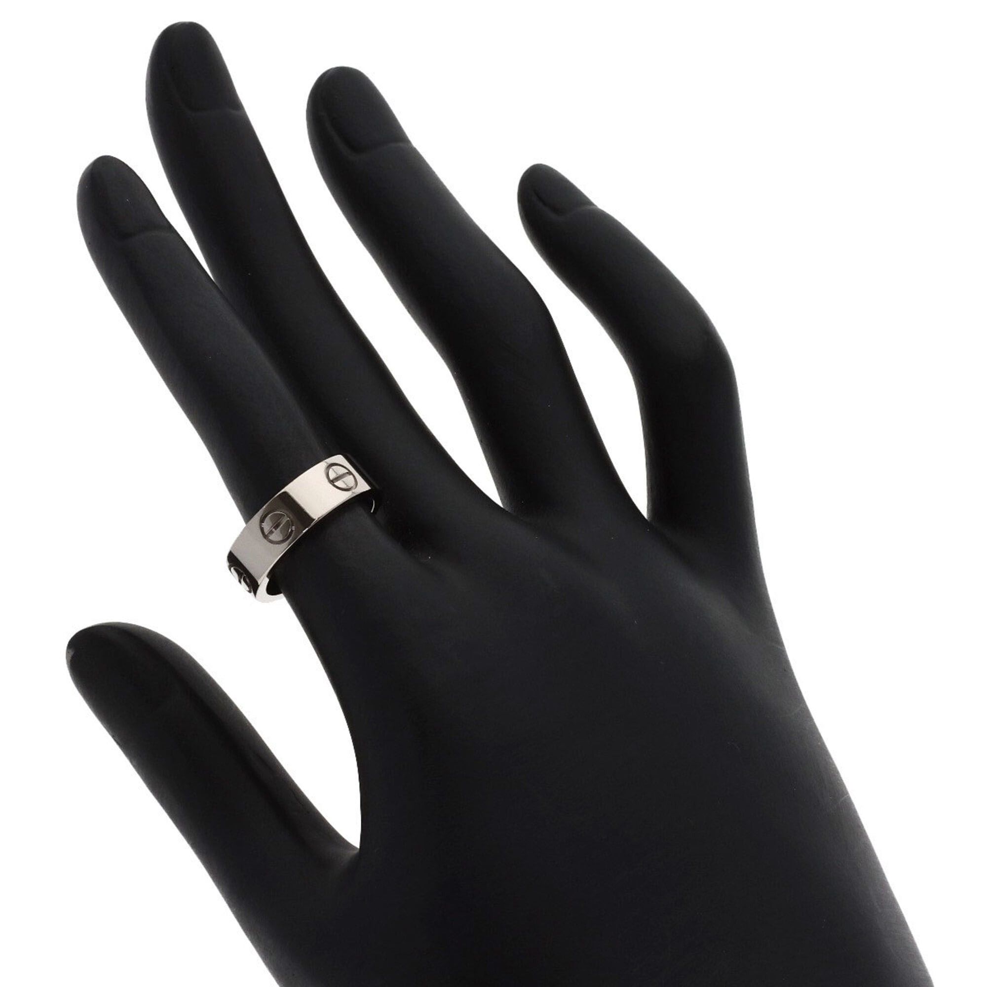 Cartier Cartier Love Ring #50, 18K White Gold, Women's Ring, CARTIER Size ONE SIZE - 6 Thumbnail